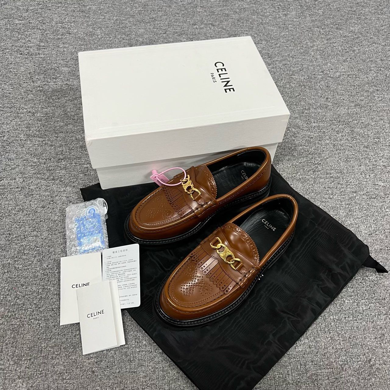 Celine Celine Triomphe Platform Loafers Size 36 Size US 5 / IT 35 - 1 Thumbnail