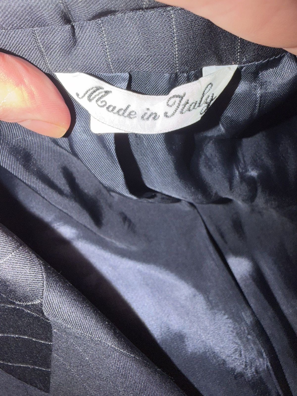 Other Cesarani Lanificio Tessuti Wool Pinstriped Blazer 42R x 36W. Size 42R - 5 Thumbnail