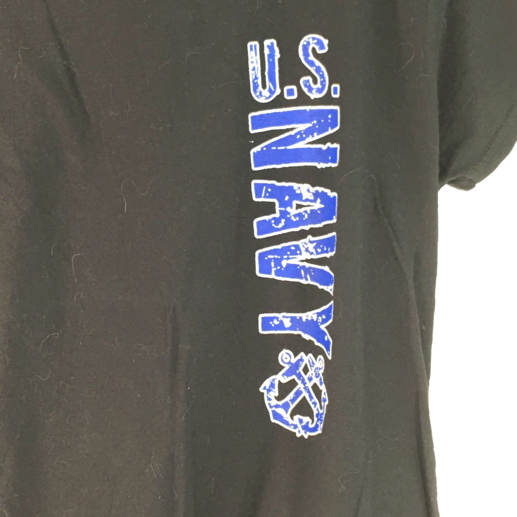 Vintage VINTAGE U.S.Navy MA1 Carter 259 Black Short Sleeve T-Shirt Womens Size XL Size XL / US 12-14 / IT 48-50 - 3 Thumbnail