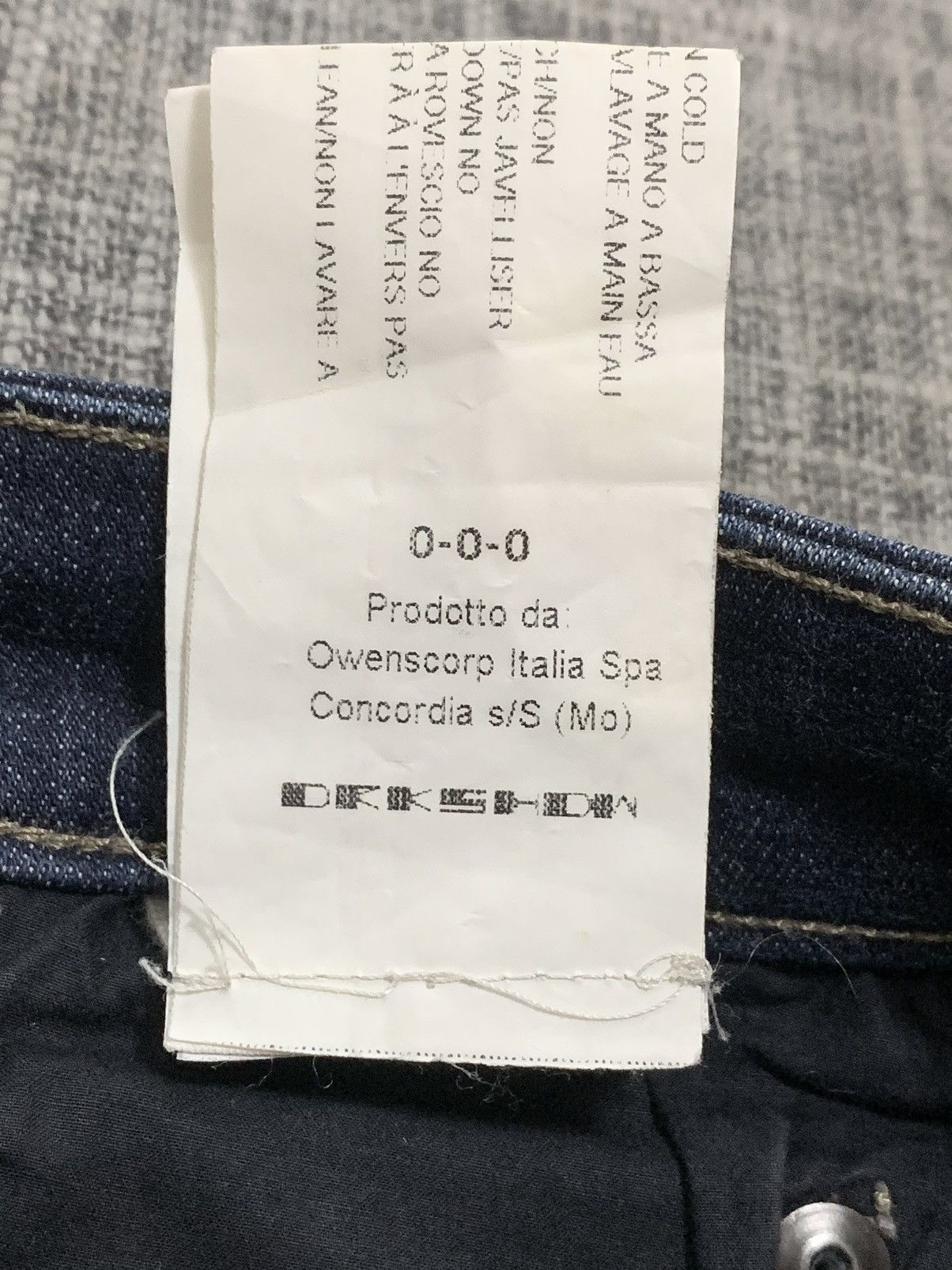 Rick Owens Drkshdw RICK OWENS DRKSHDW TORRENCE UNWASHED BLUE SKINNY/SLIM DENIM Size US 30 / EU 46 - 12 Thumbnail