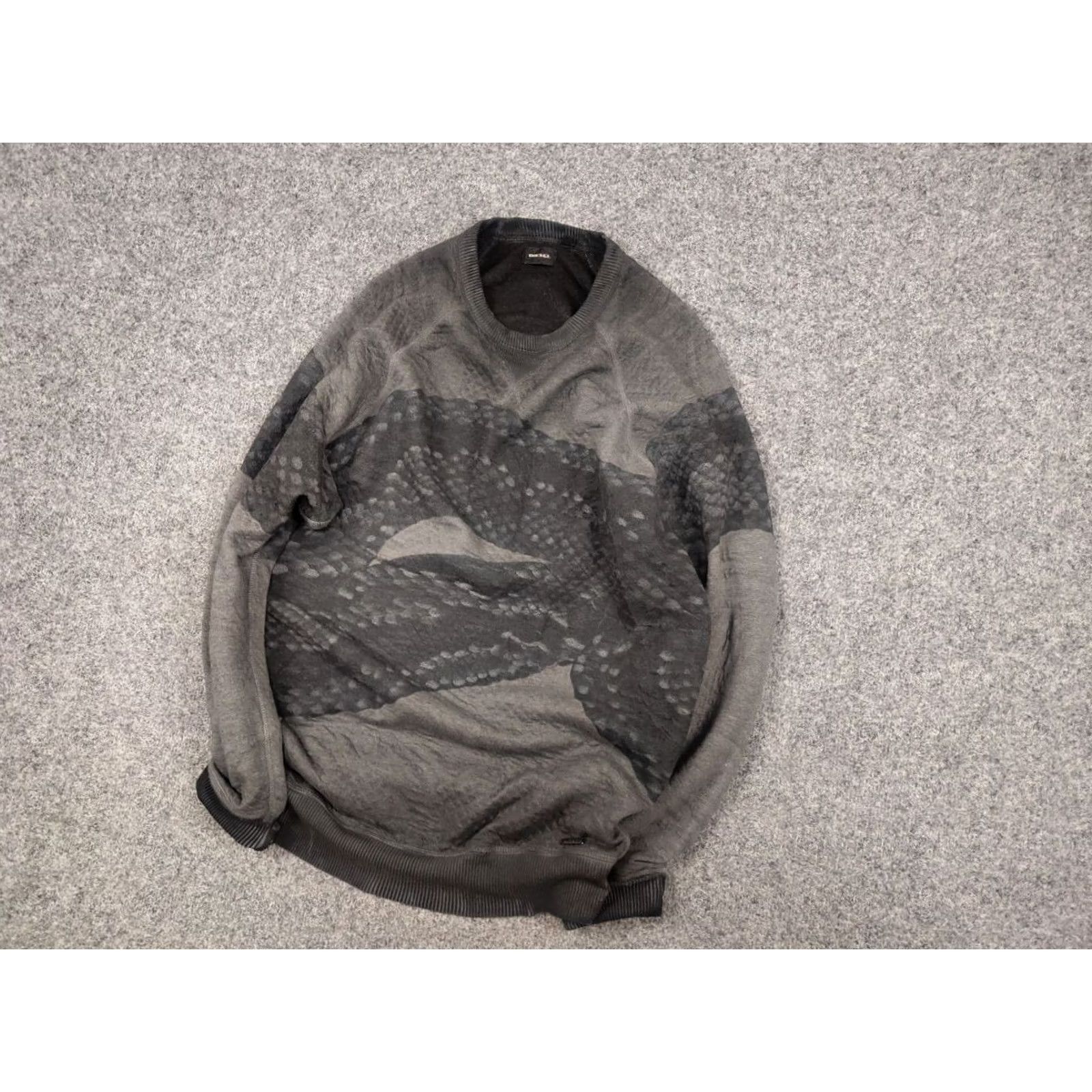 Diesel Diesel Snake Gray Faded Oversized Sweatshirts Main Selling Point Crew Neck Men M Gray Snake 90s Vintage Style Sweatshirt Size US M / EU 48-50 / 2 - 4 Thumbnail