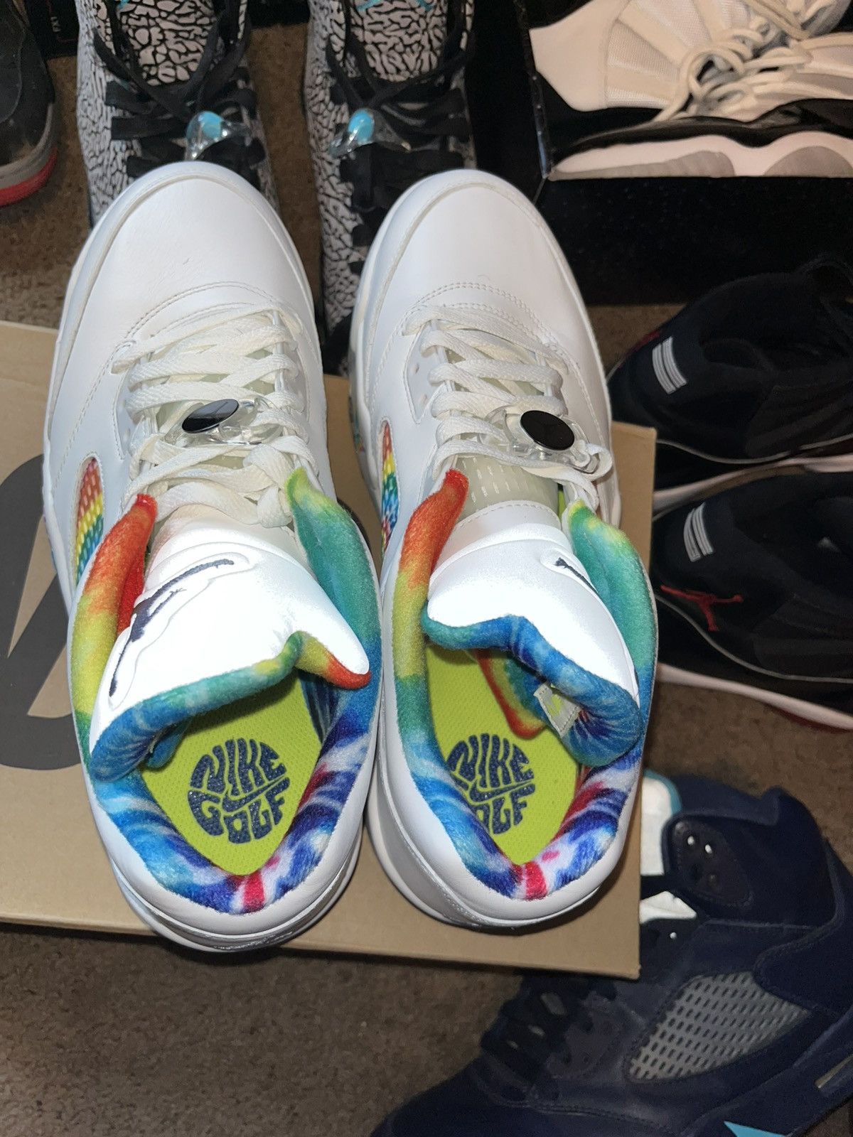 Jordan Brand Air Jordan Retro 5 Golf Size US 12 / EU 45 - 3 Thumbnail