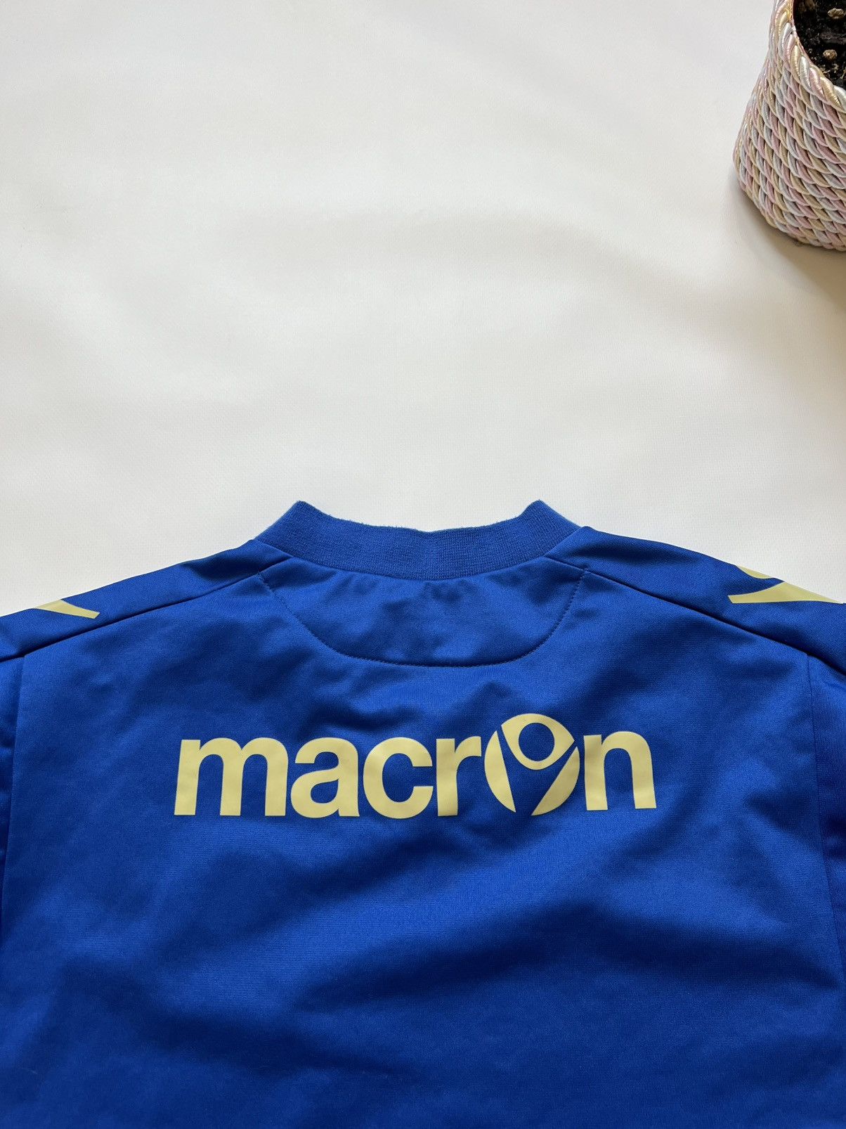 Macron Vintage Leeds United Macron Blue Sweatshirt Size US XL / EU 56 / 4 - 7 Thumbnail
