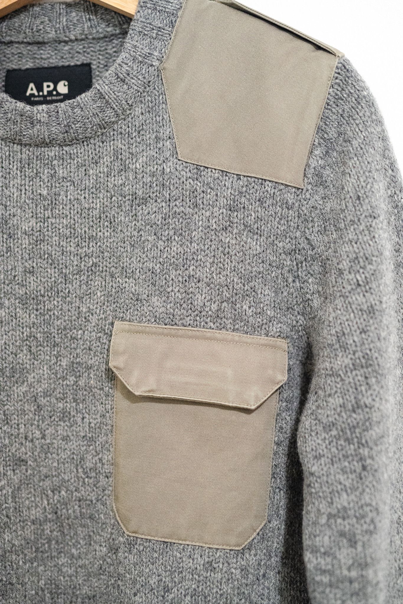 A.P.C. A.P.C X Carhartt Commando Sweater Size US M / EU 48-50 / 2 - 3 Thumbnail