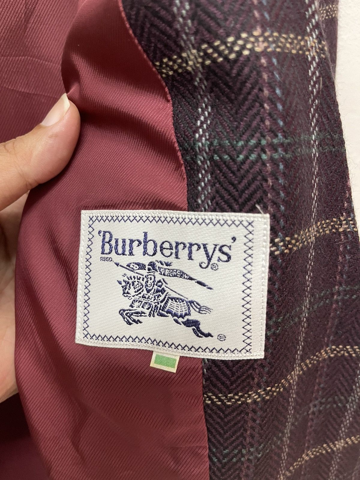 Burberry × Vintage VINTAGE CHECK BURBERRY JACKET COAT Size M / US 6-8 / IT 42-44 - 4 Thumbnail