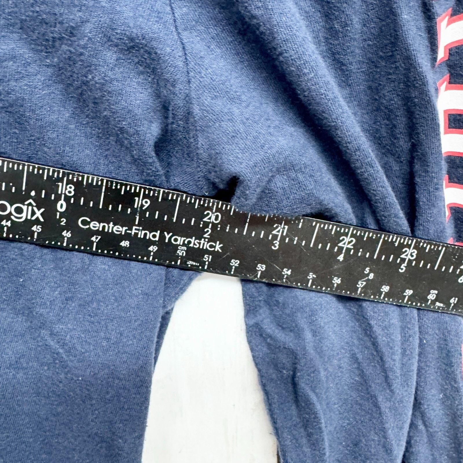 Hollister Y2K Hollister Top Large Graphic Navy Long Sleeve Stripe Cuff Size L / US 10 / IT 46 - 4 Thumbnail