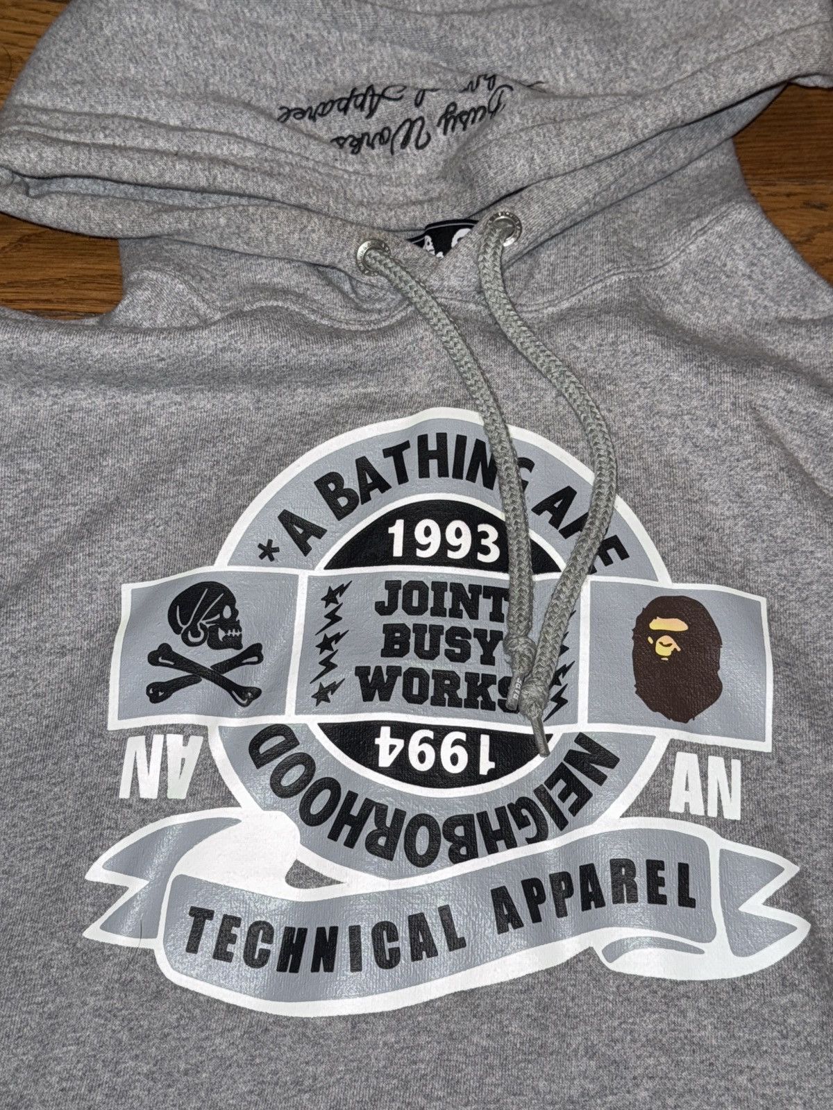 Bape Bape x neighborhood relaxed fit pullover hoodie Size US L / EU 52-54 / 3 - 2 Thumbnail