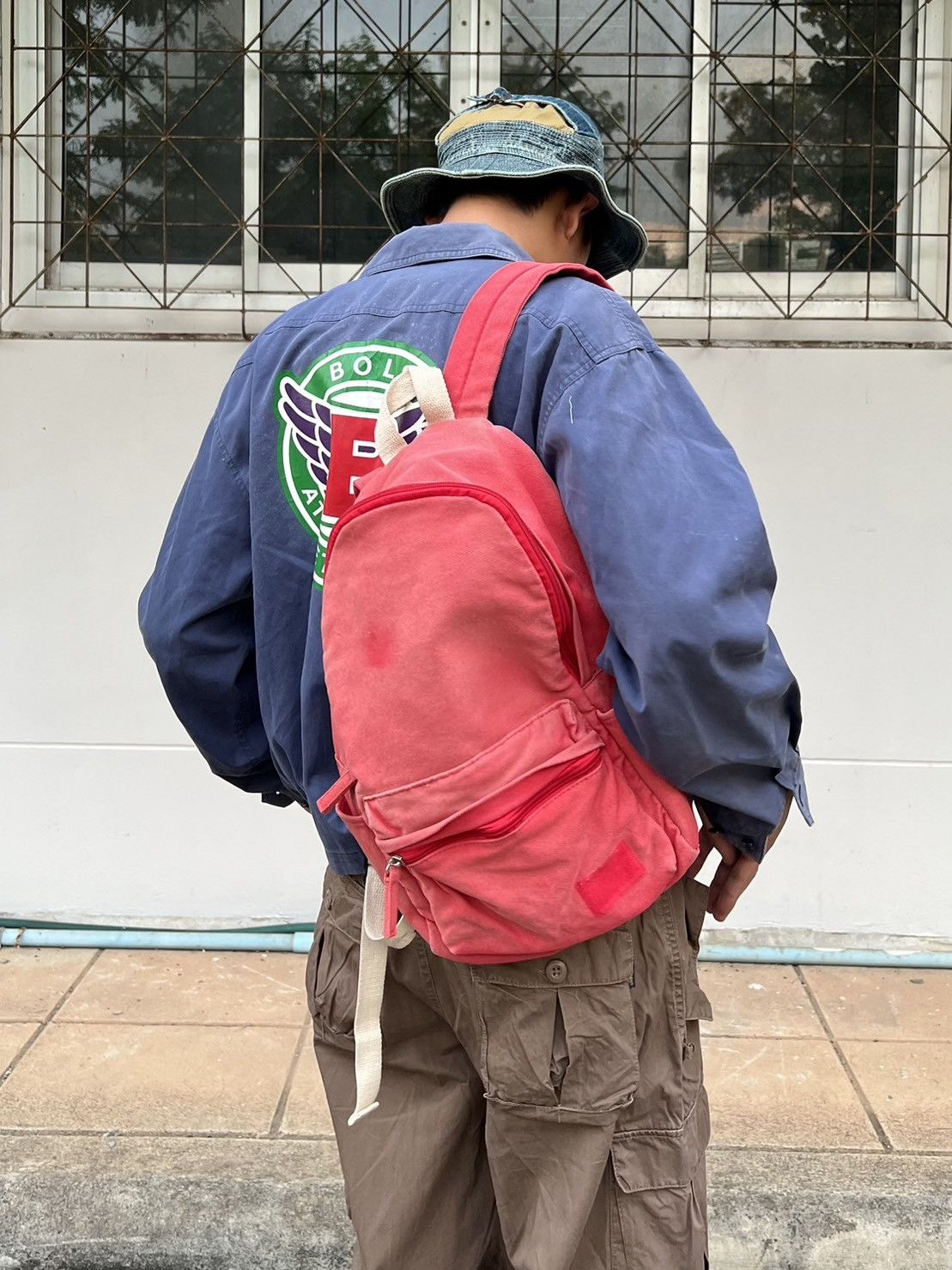 Vintage Sun Faded Backpack Skater Style Size ONE SIZE - 3 Thumbnail
