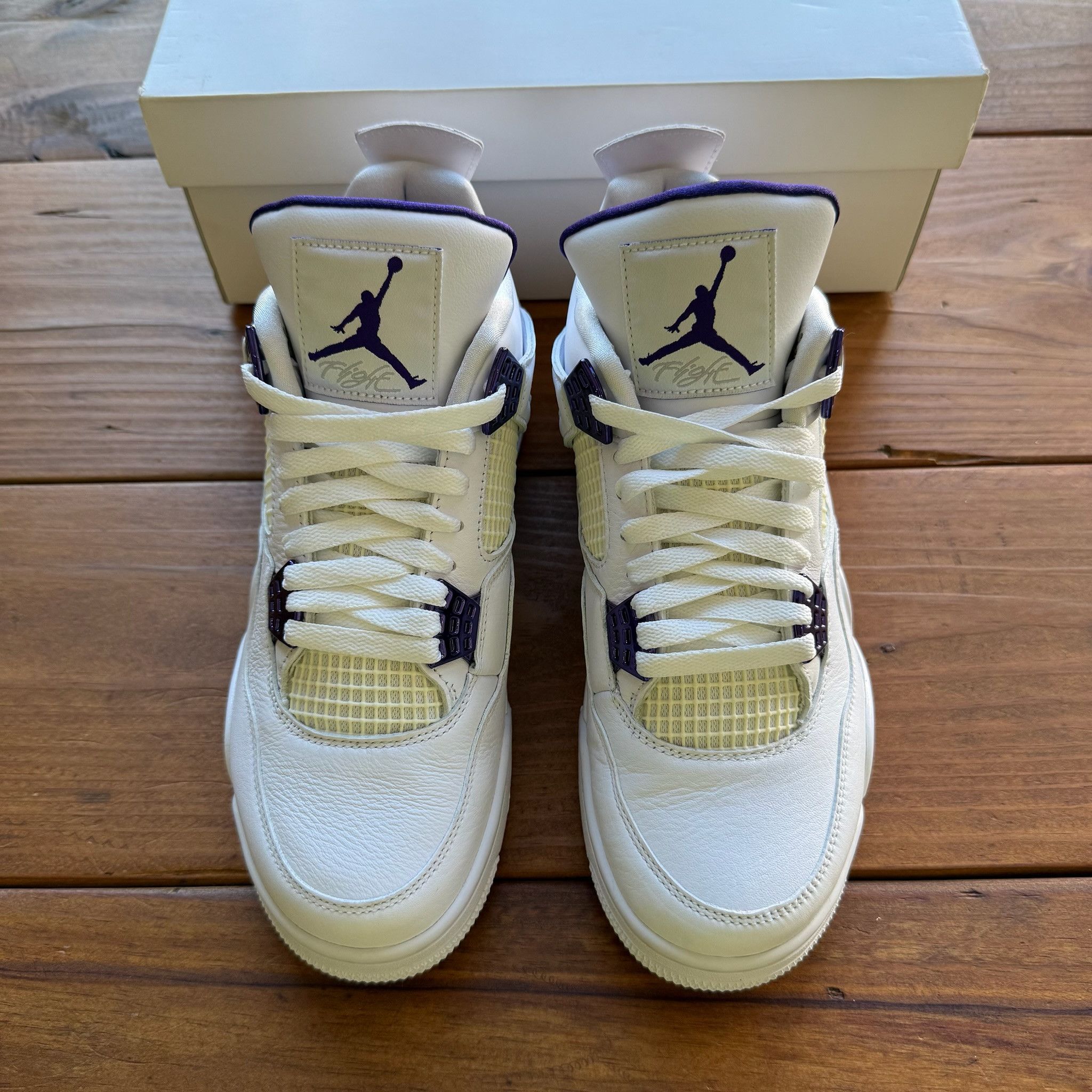 Jordan Brand Size 9 - Jordan 4 Retro 'Purple Metallic' Size US 9 / EU 42 - 4 Thumbnail