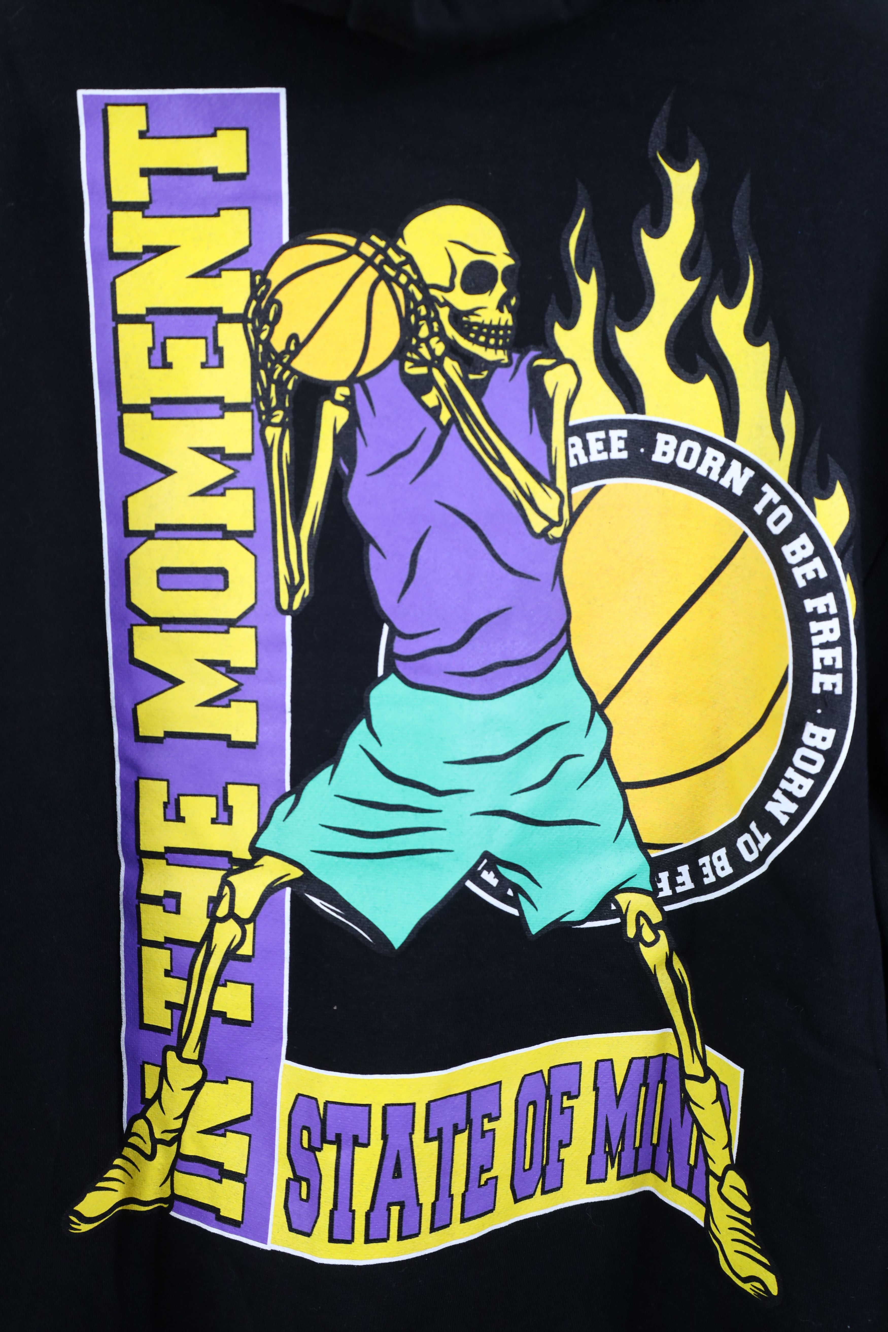 Vintage Deadstock Vintage Y2K Streetwear Basketball Skeleton Hoodie Size US S / EU 44-46 / 1 - 13 Thumbnail