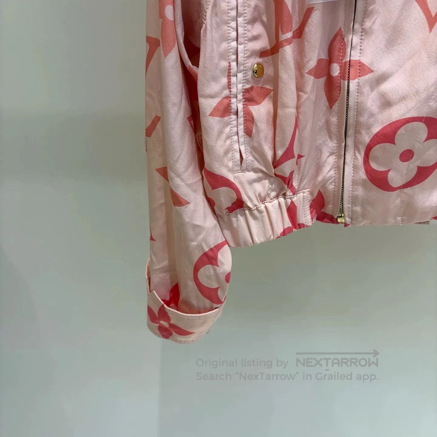 Louis Vuitton Louis Vuitton Pink Monogram Silk Jacket. Size US XS / EU 42 / 0 - 4 Thumbnail