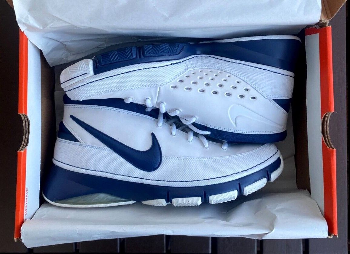 Nike 2007 Nike Zoom Uptempo 3.0 "White Blue". Size 10,5US/44,5EUR Size US 10.5 / EU 43-44 - 1 Thumbnail