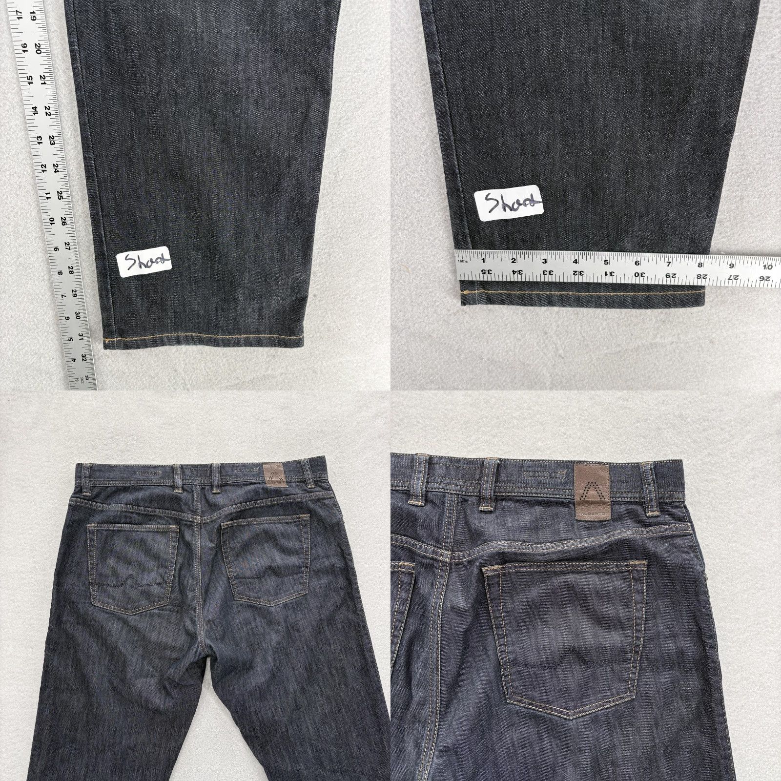 Vintage Alberto Stone Modern Fit Jeans Mens 36x32 Blue Dark Wash Regular Stretch Denim Jeans Wide Range Updated 90s Theme Mens Size US 36 / EU 52 - 8 Thumbnail