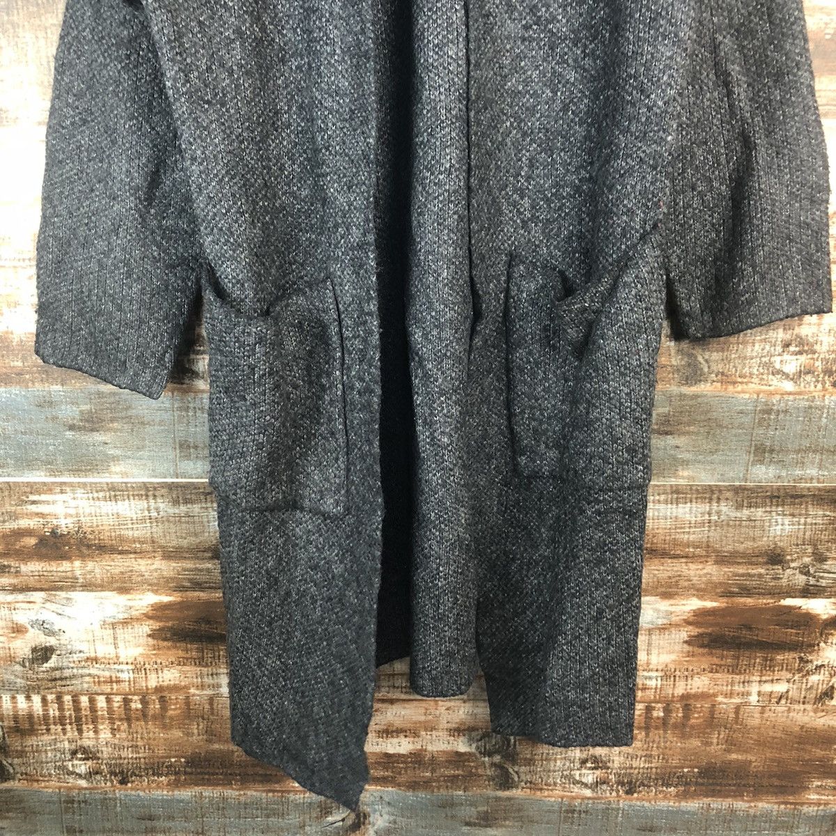 Homespun Knitwear Uniqlo Grey long Cardigan Knitwear #A2275 Size US S / EU 44-46 / 1 - 6 Thumbnail