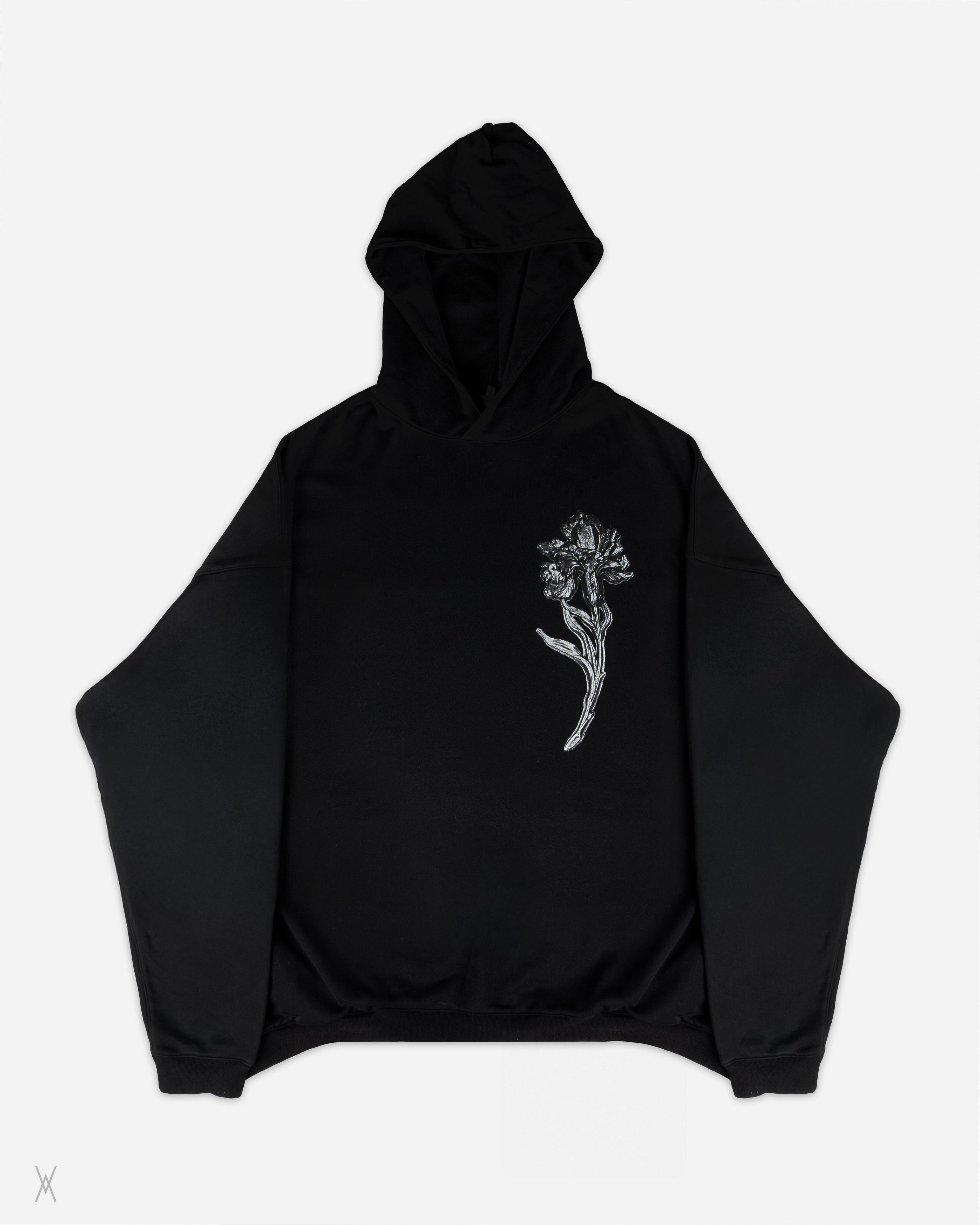 Ann Demeulemeester Ann Demeulemeester Flower Print Hoodie Size US S / EU 44-46 / 1 - 1 Thumbnail