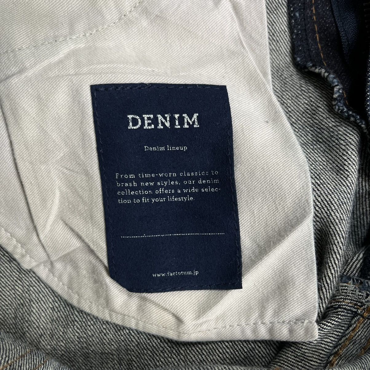 FACTOTUM Japanese brand Factotum selvedge denim pants Size US 30 / EU 46 - 10 Thumbnail