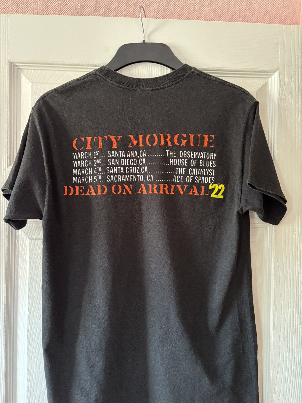 City Morgue City Morgue Dead On Arrival Tour 2022 T-Shirt Size US M / EU 48-50 / 2 - 2 Thumbnail