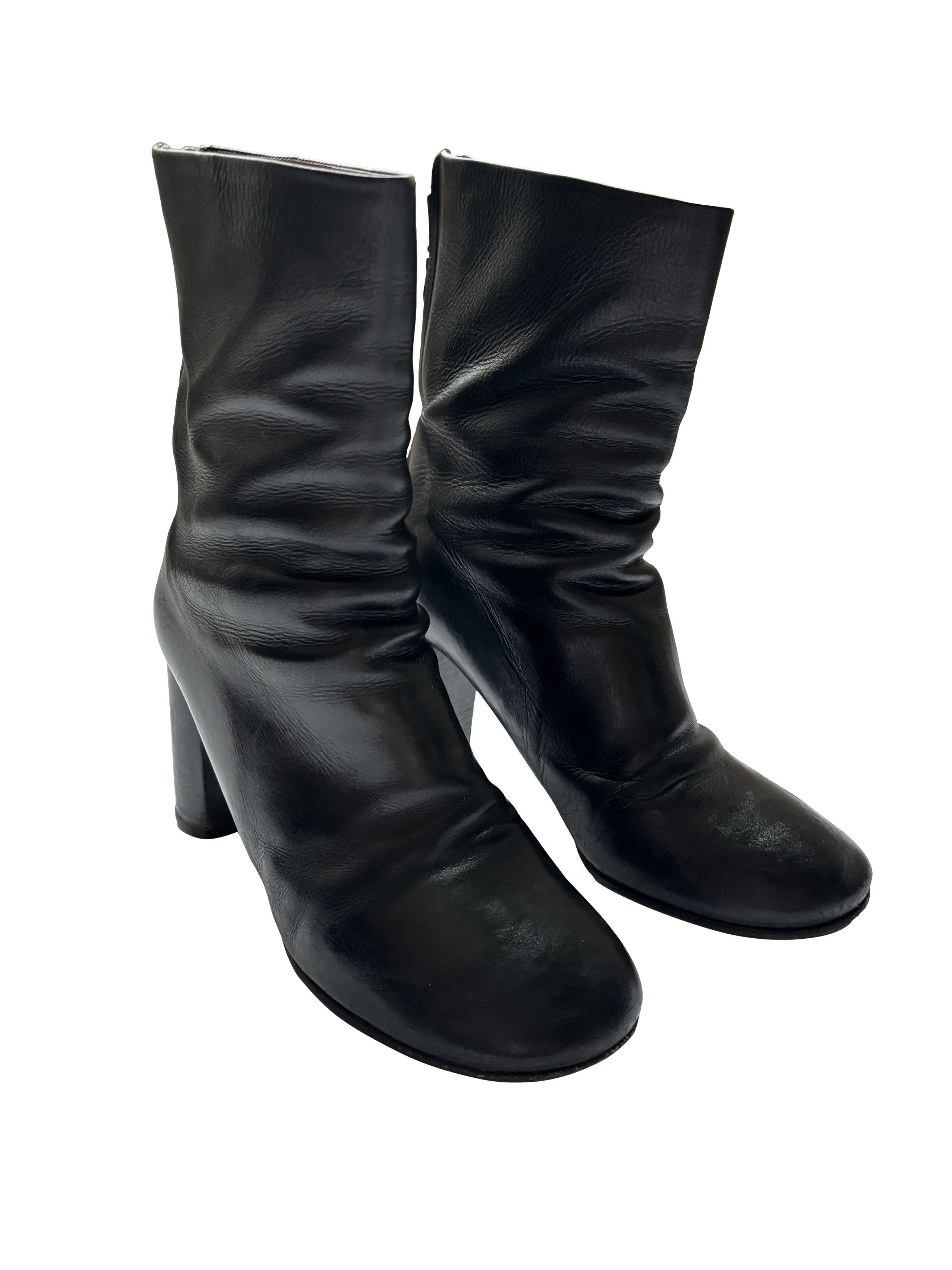 Chloe ⚡️QUICK SALE⚡️Chloe Mid Calf Black Heeled Boots Size US 8 / IT 38 - 1 Thumbnail