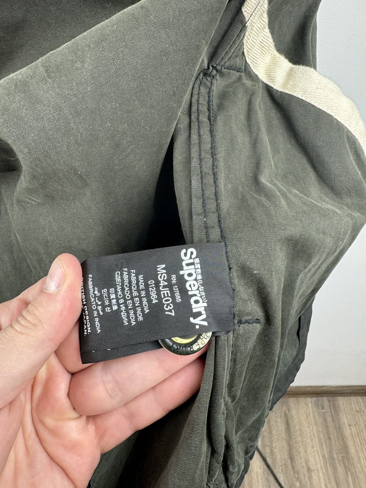 Superdry Men’s Supedry Japan Double Waxed Coat Jacket size M Size US M / EU 48-50 / 2 - 10 Thumbnail