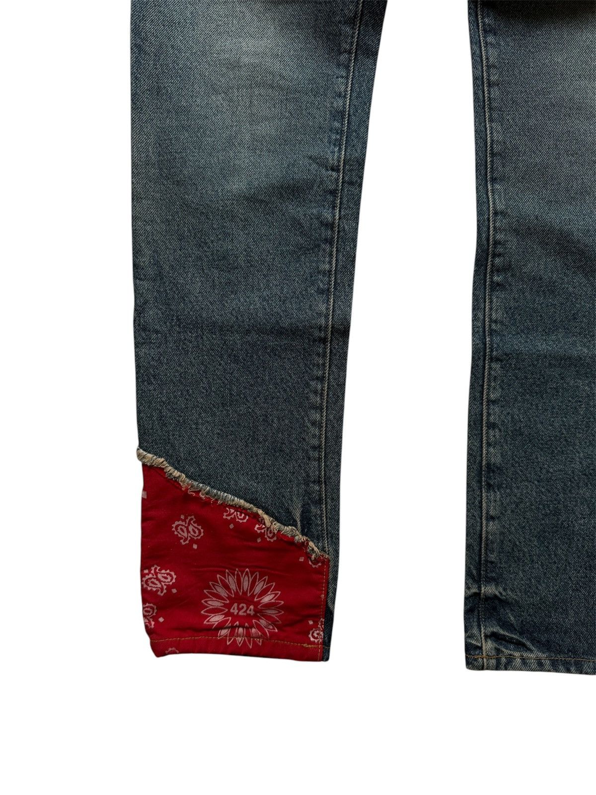 424 424 bandana jeans pants Size US 30 / EU 46 - 3 Thumbnail