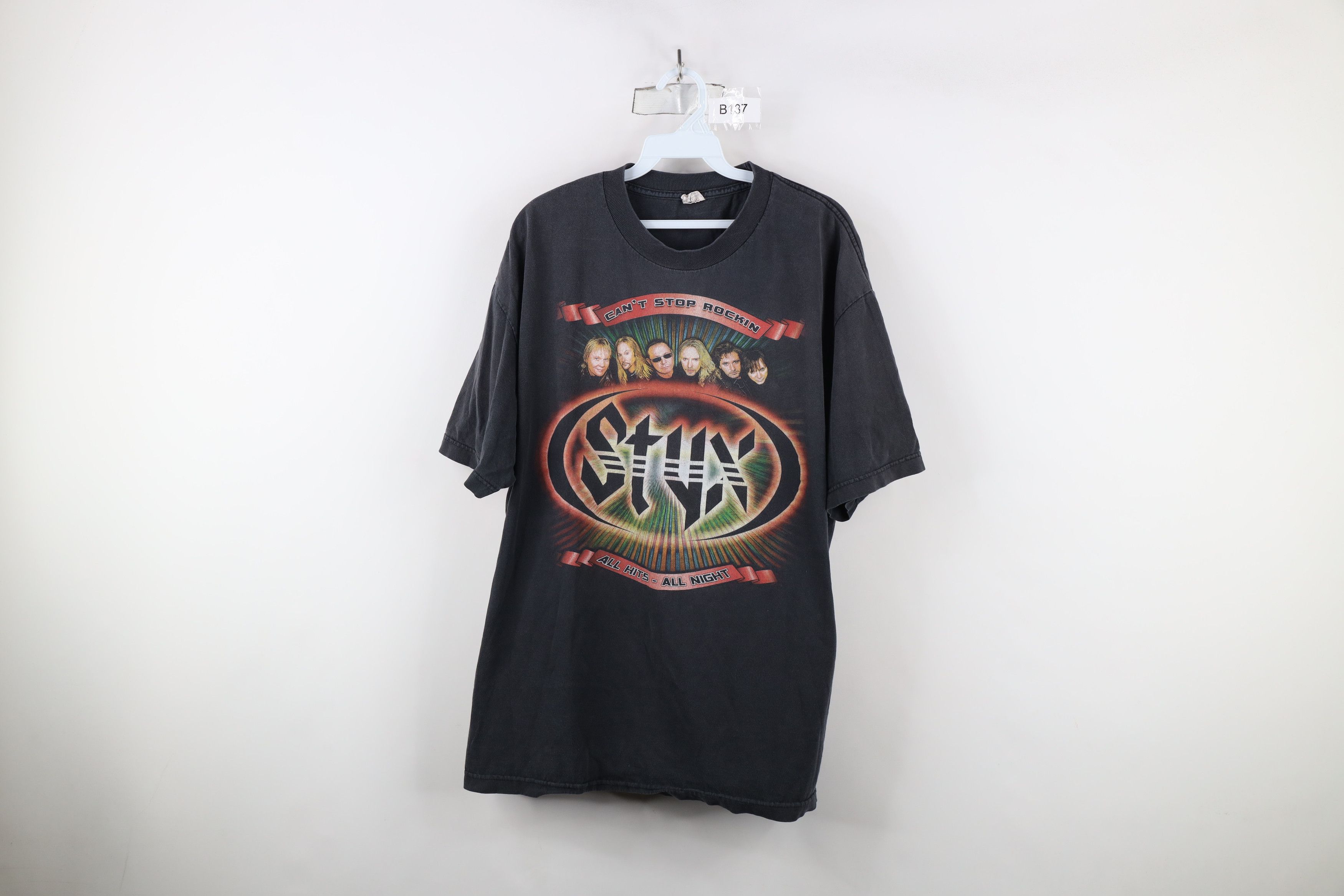 Vintage Vintage Y2K 2009 Stop Rockin All Hits Tour Styx Band T-Shirt Size US XL / EU 56 / 4 - 1 Thumbnail