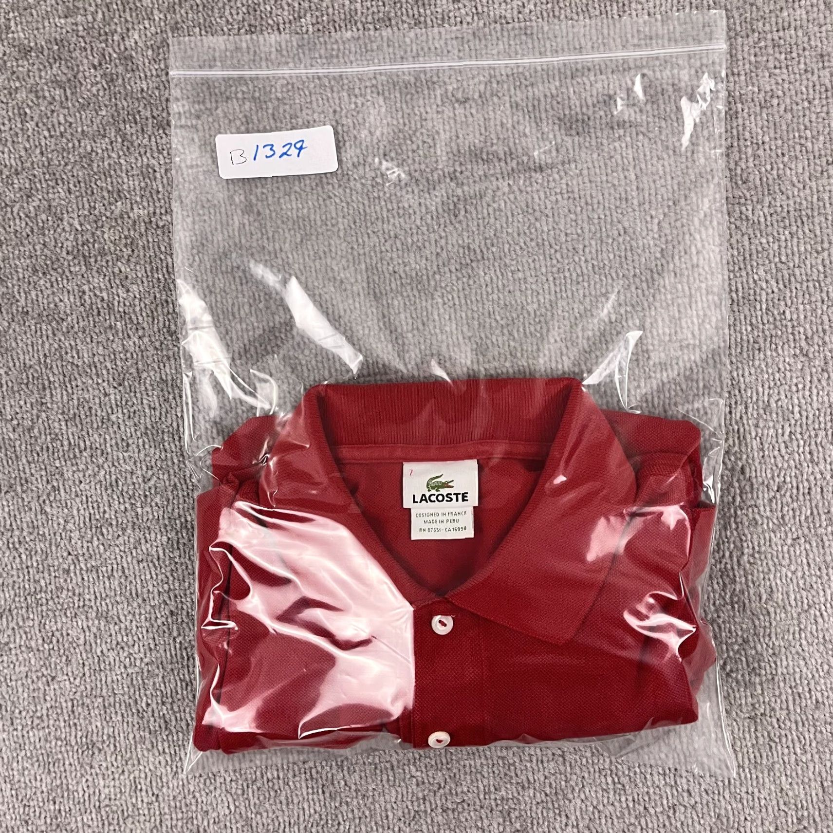 Lacoste Lacoste Polo Shirt Mens XL Size 7 Extra Large Preppy Short Sleeve Red 100% Cotton Logo Croc Classic Fit Golf Tennis Size US XL / EU 56 / 4 - 8 Thumbnail