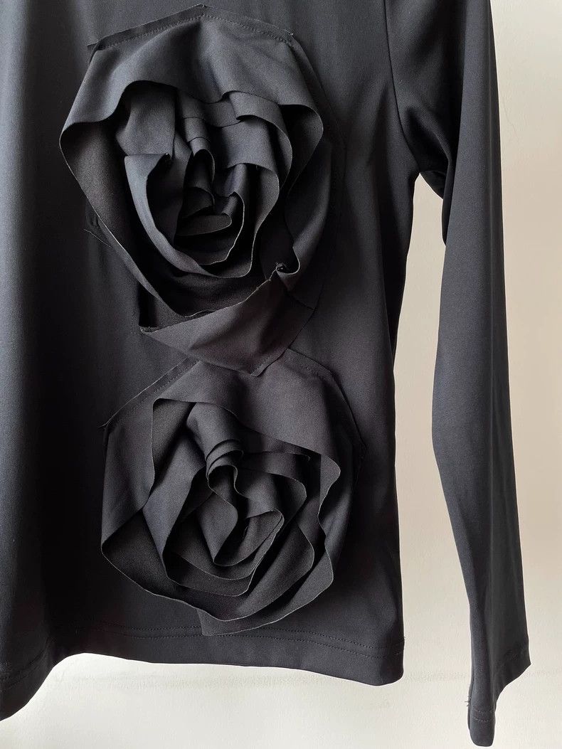 Comme des Garcons Comme Des Garcons Rose Black T-Shirt Size XS / US 0-2 / IT 36-38 - 4 Thumbnail