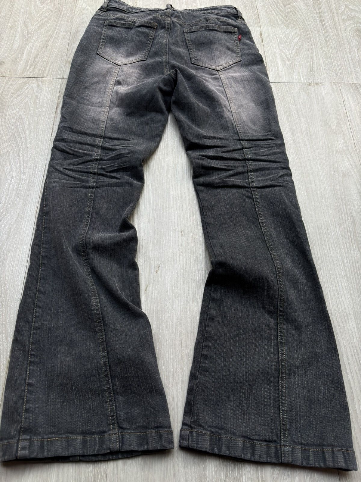 Japanese Brand REAL D lace up flare jeans Size US 26 / EU 42 - 3 Thumbnail