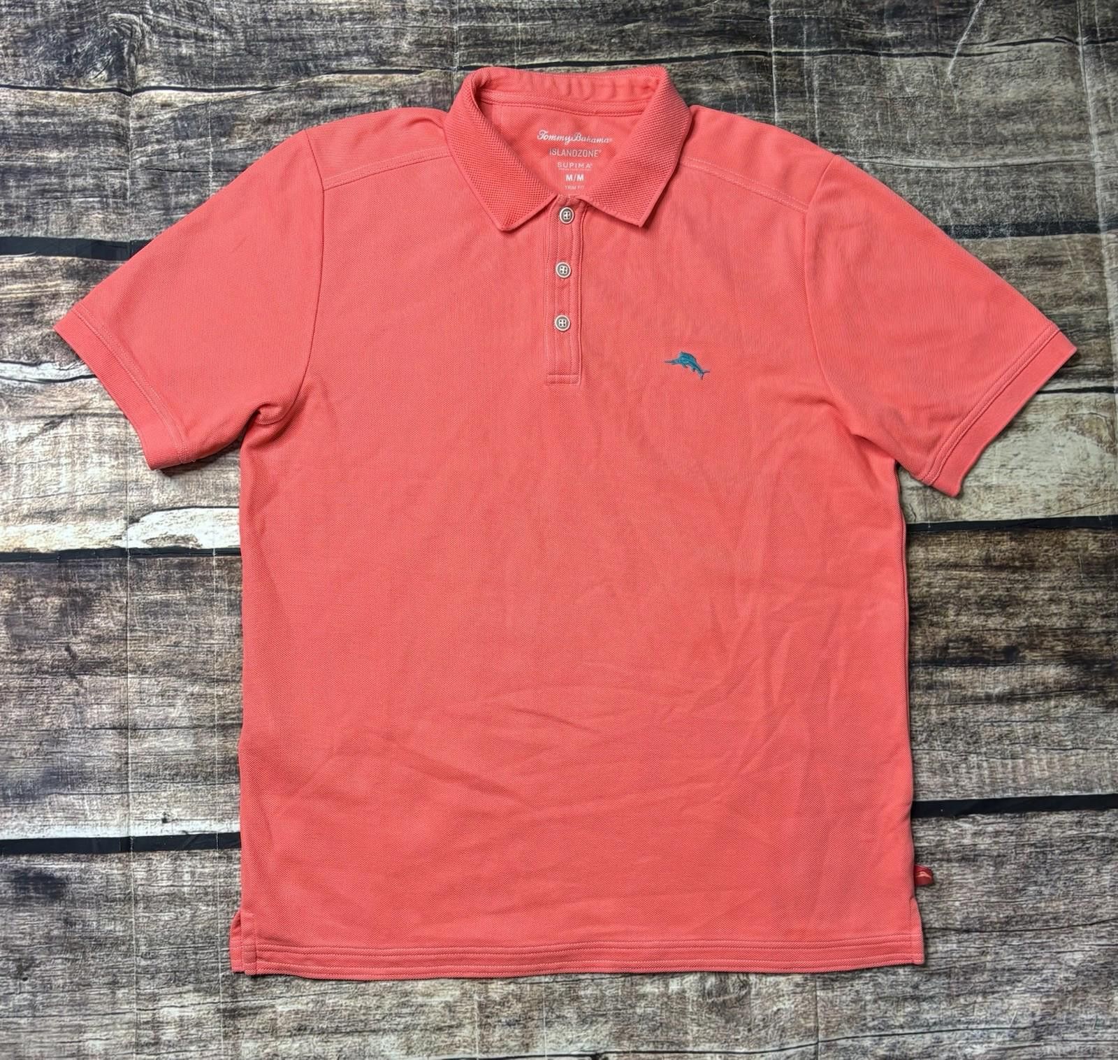Tommy Bahama Tommy Bahama Polo Shirt Mens M Islandzone Supima Cotton Size US M / EU 48-50 / 2 - 1 Thumbnail