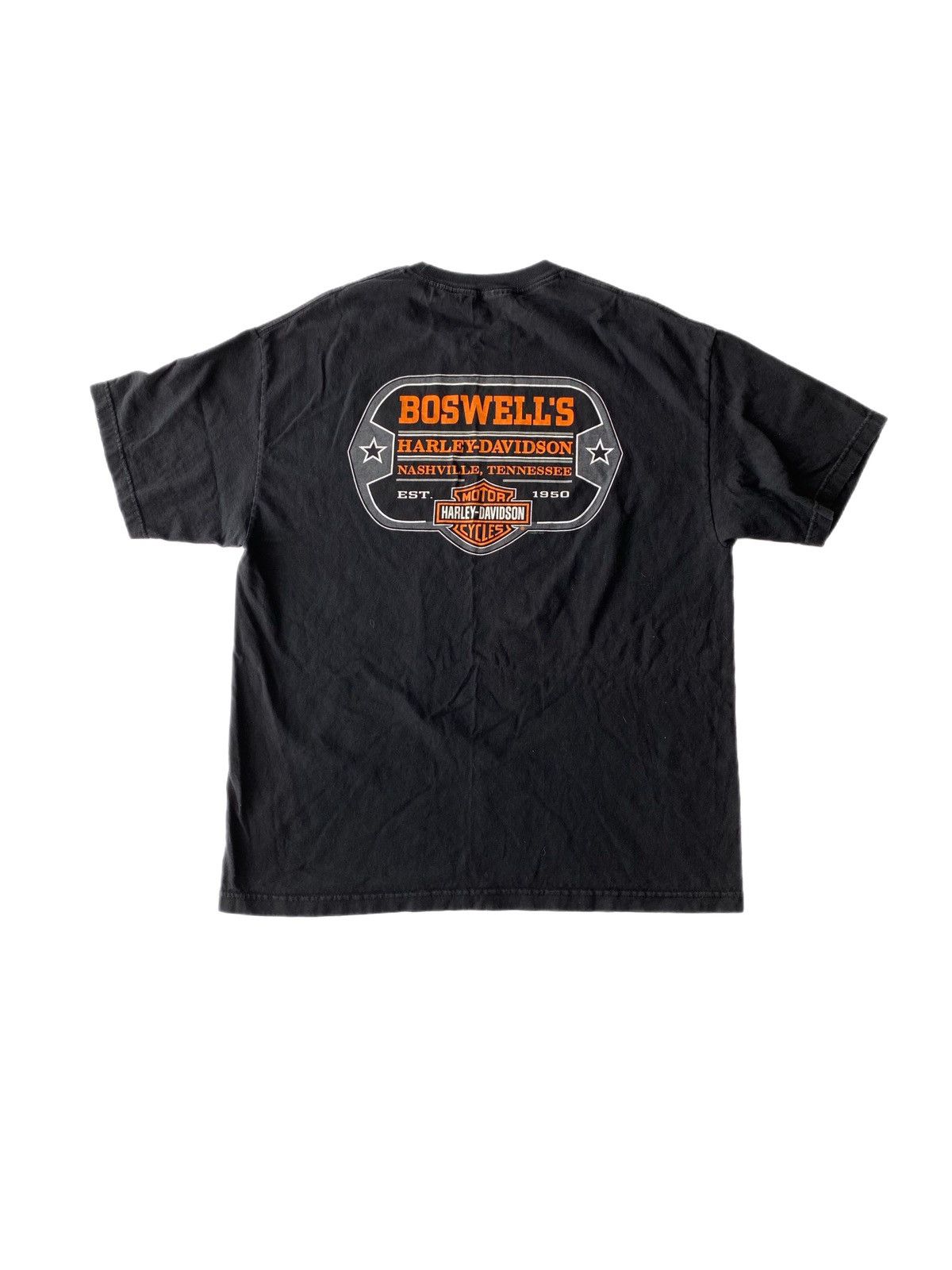 Harley Davidson × Vintage Vintage Harley Davidson T-Shirt Size US XL / EU 56 / 4 - 2 Thumbnail