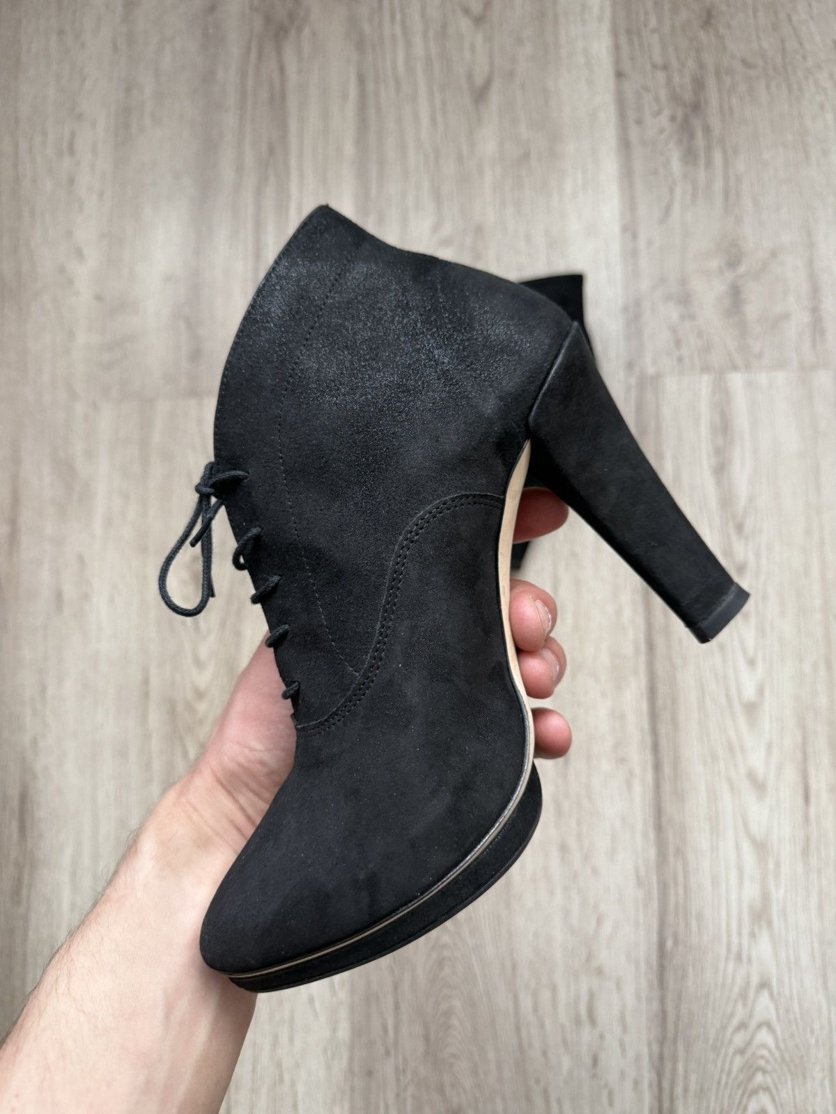 Repetto Repetto Heeled Lace Up Leather Ankle Boots EU37 Size US 7 / IT 37 - 4 Thumbnail