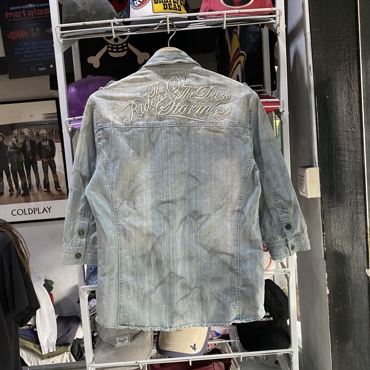 In The Attic In The Attic dirty denim shirt Size US M / EU 48-50 / 2 - 2 Thumbnail
