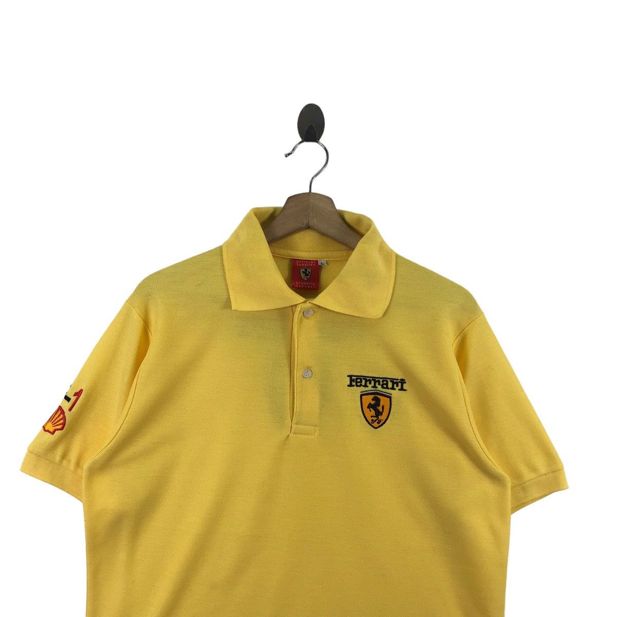 Ferrari × Formula 1 Pick!! Vtg Y2K SCUDERIA FERRARI Shell Racing F-1 Polo Tees Size US L / EU 52-54 / 3 - 3 Thumbnail