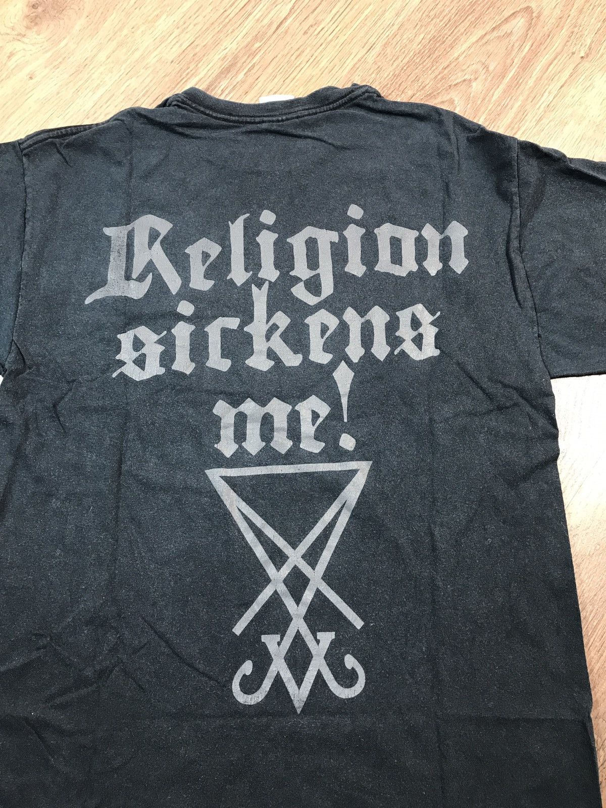 Band Tees × Vintage VTG Dimmu Borgir “In Sorte Diaboli” 00s Metal Rock Tee Size US M / EU 48-50 / 2 - 8 Thumbnail