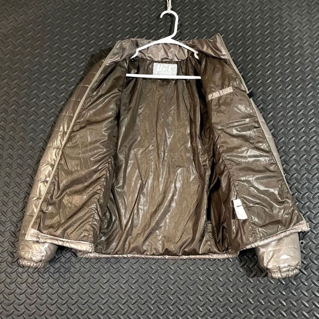UFC VINTAGE UFC Y2K Fighting Puffer Jacket Brown Size Medium Women's Full Zip Size M / US 6-8 / IT 42-44 - 5 Thumbnail