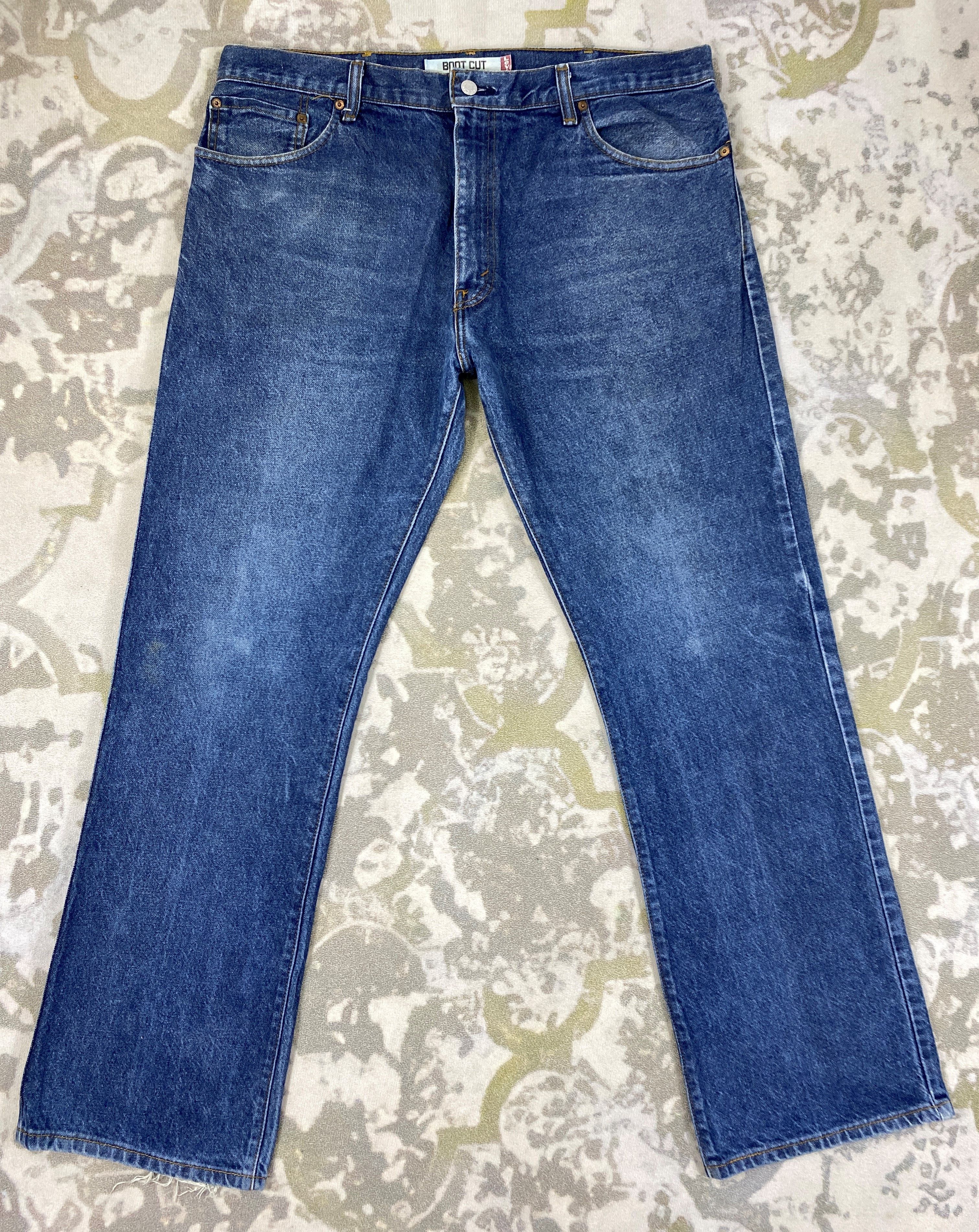 Levi's Dark Blue Vintage Levi's 517 Boot Cut Denim 39x33.5 -JN461 Size US 39 - 1 Thumbnail