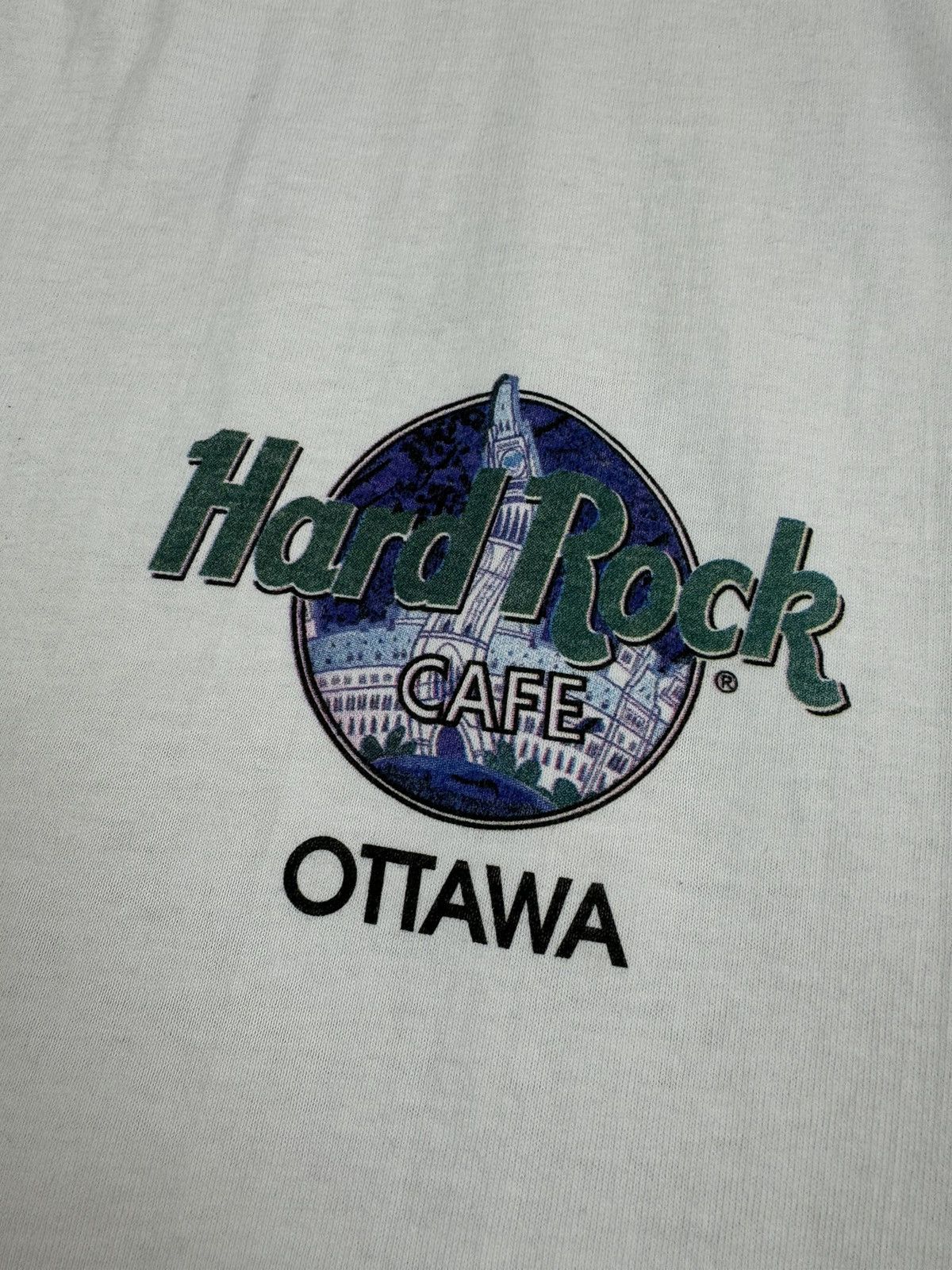 Hard Rock Cafe × Vintage 1990’s Vintage Hard Rock Cafe Ottawa T-Shirt Size US M / EU 48-50 / 2 - 5 Thumbnail