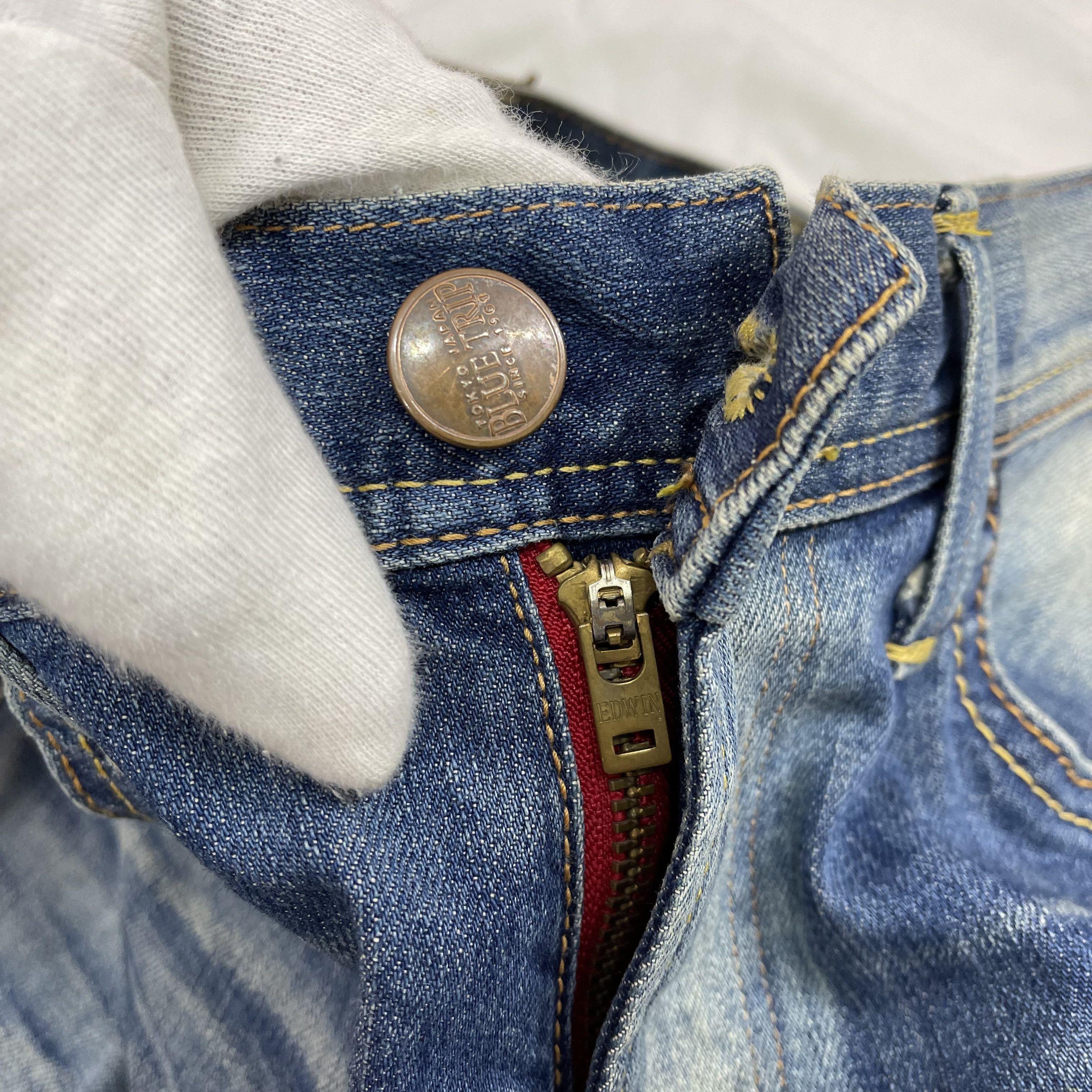 Edwin EDWIN BLUE TRIP Flare Denim Jeans #1288/AS Size US 28 / EU 44 - 7 Thumbnail