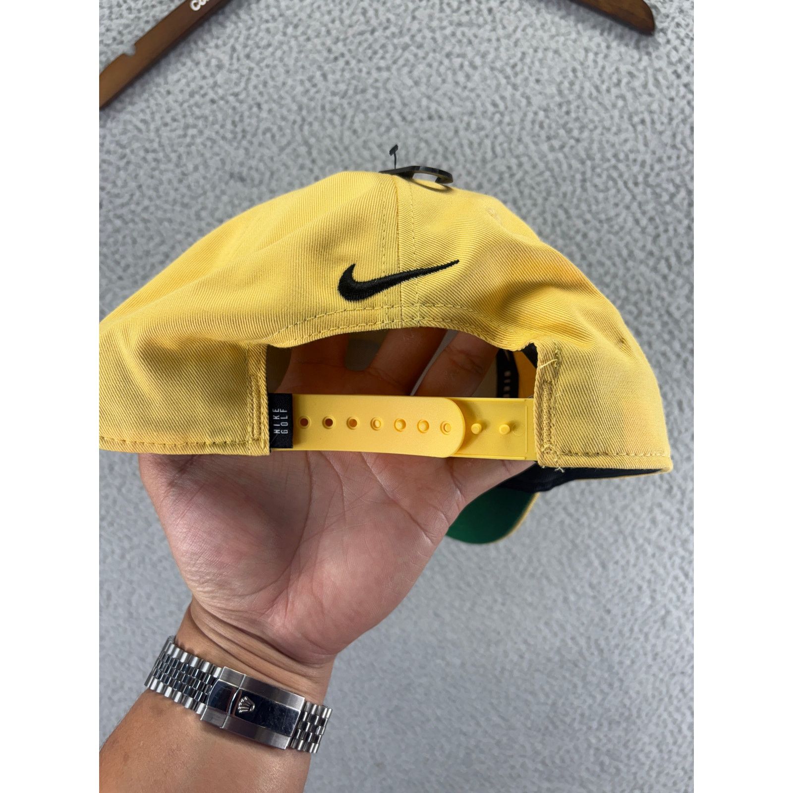 Nike Nike True Retro72 Golf Snapback Hat Cap Mens Women Yellow Size ONE SIZE - 3 Thumbnail