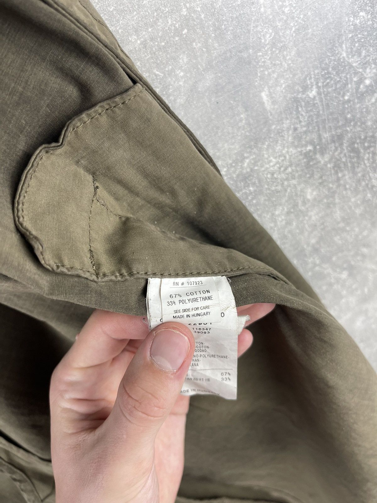 Moncler Moncler Double Breasted Waxed Olive Green Belted Trench Coat Size S / US 4 / IT 40 - 15 Thumbnail