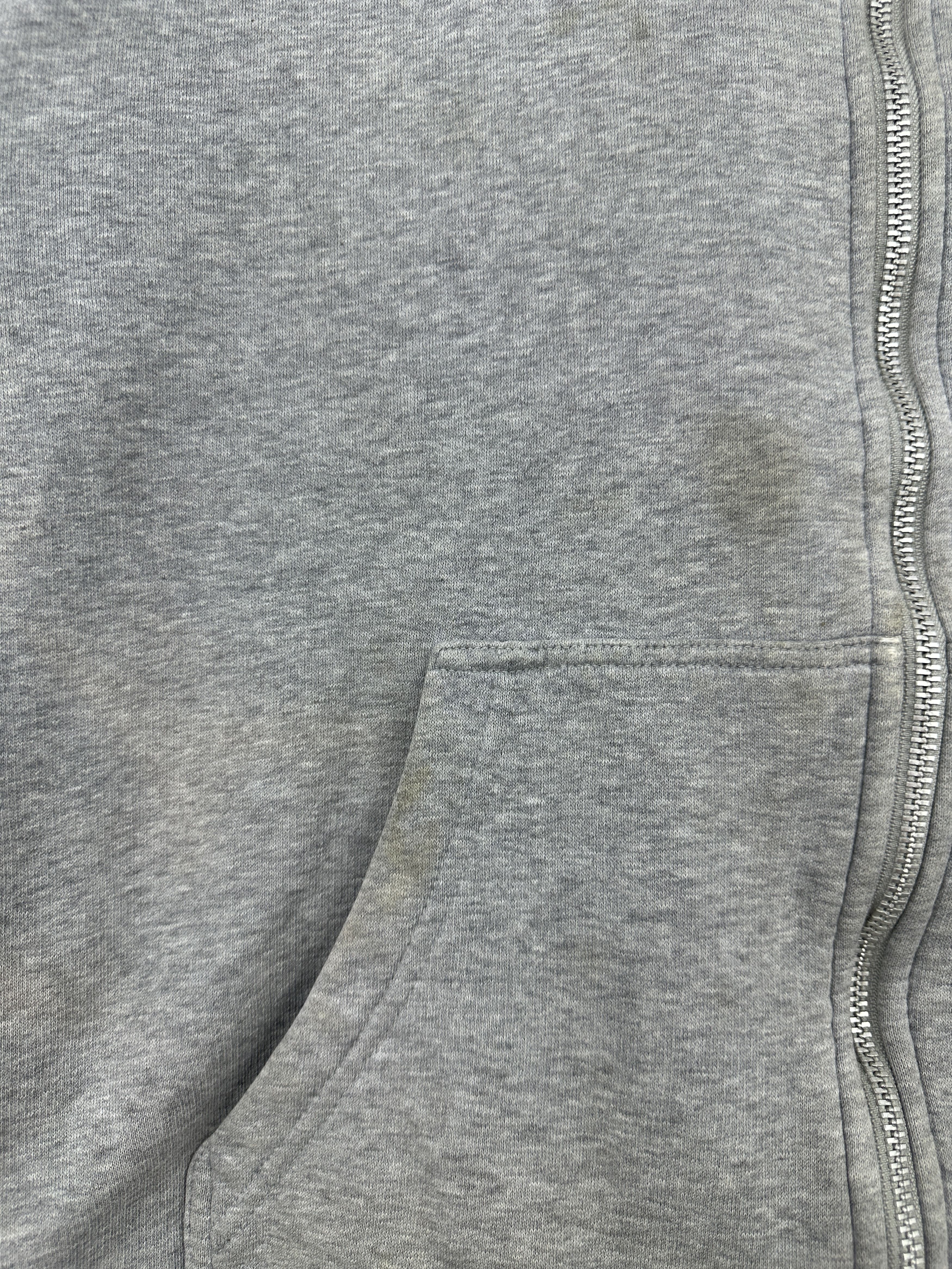 Stussy Vintage Stussy Big Logo Zip Up Hoodie Heather Grey BP0021 Size US L / EU 52-54 / 3 - 9 Thumbnail