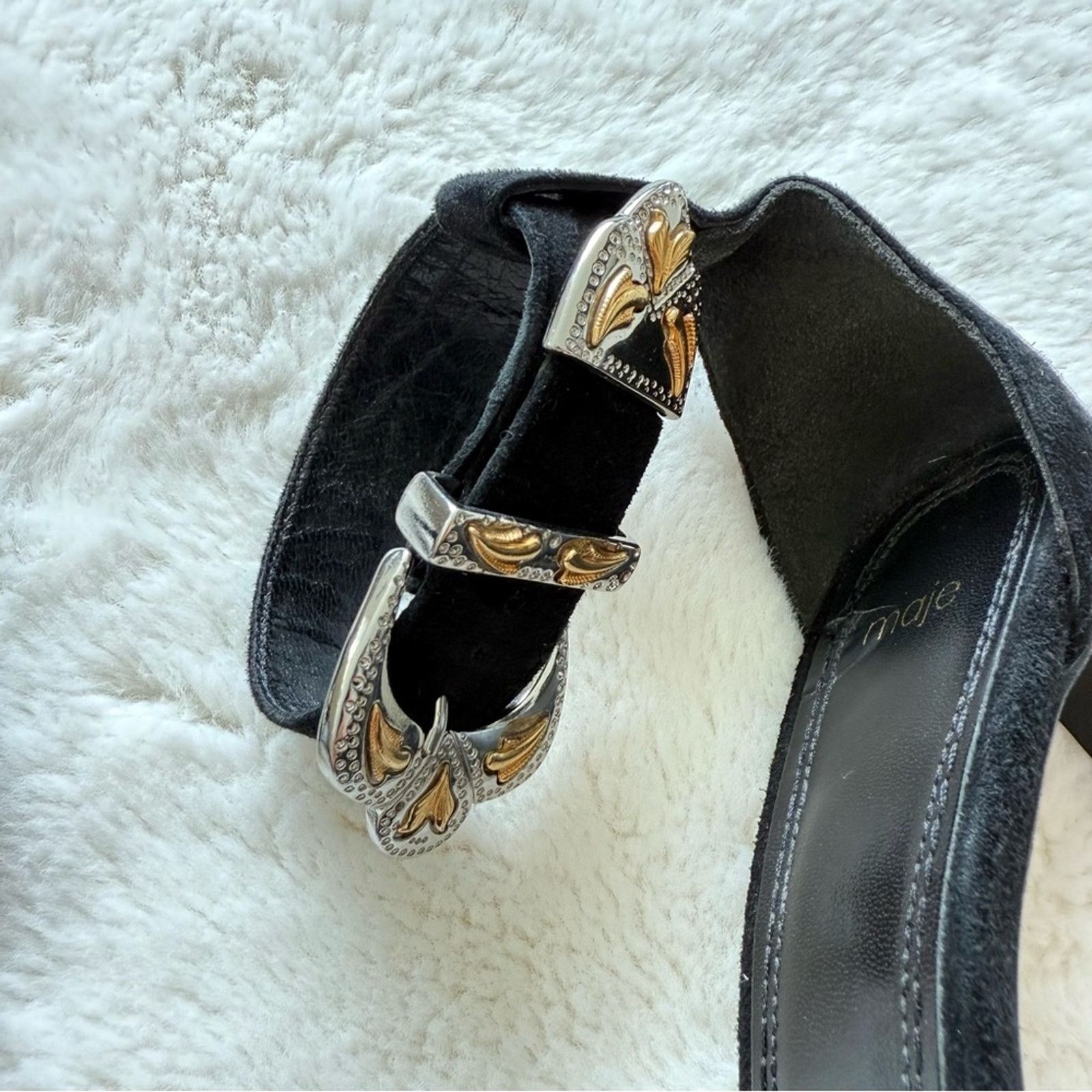 Maje MAJE suede women heels size 37 EU Size US 7 / IT 37 - 2 Thumbnail