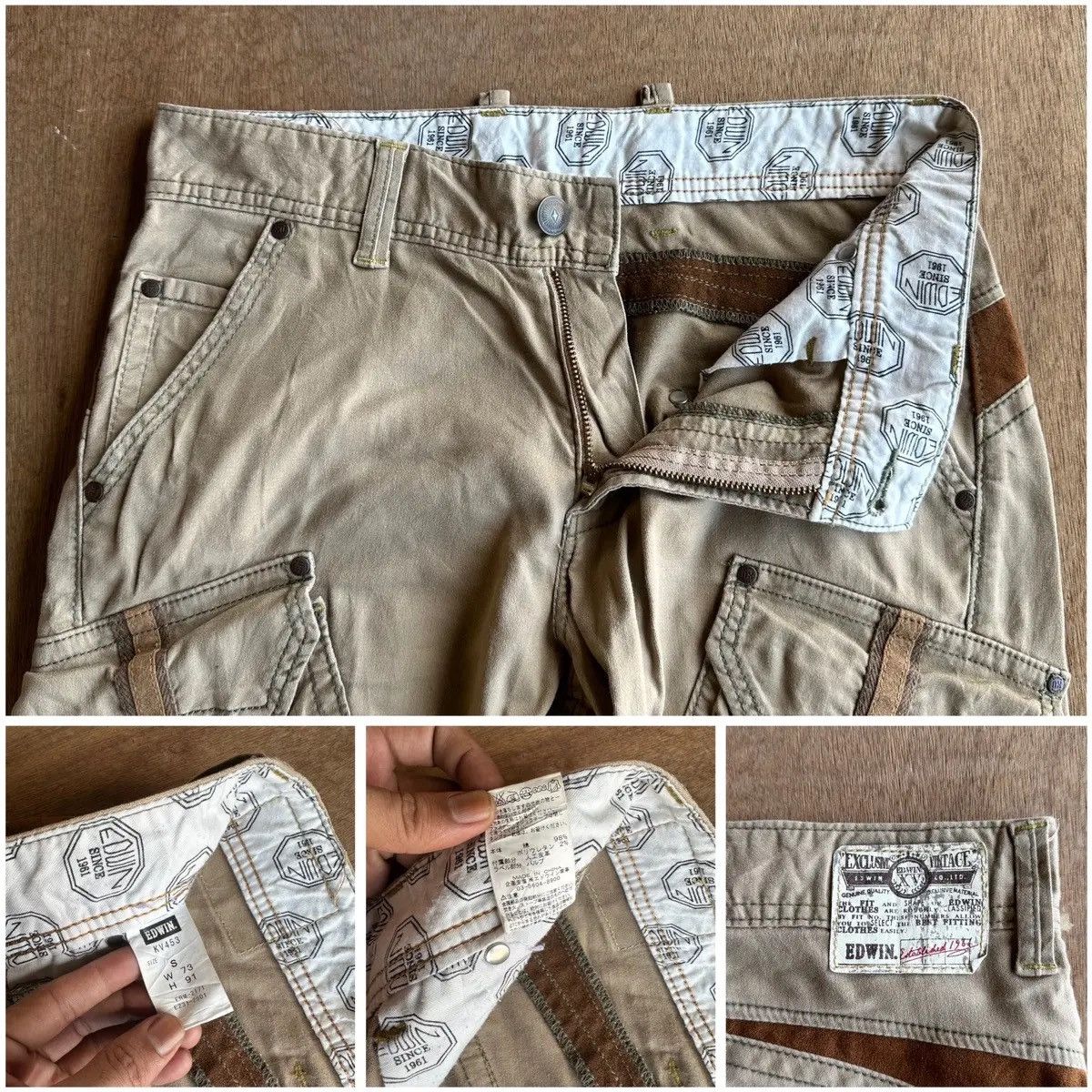 Tornado Mart Vintage EDWIN Curve/Banana Legs Trousers Pants W31 L31 Size US 31 - 13 Thumbnail