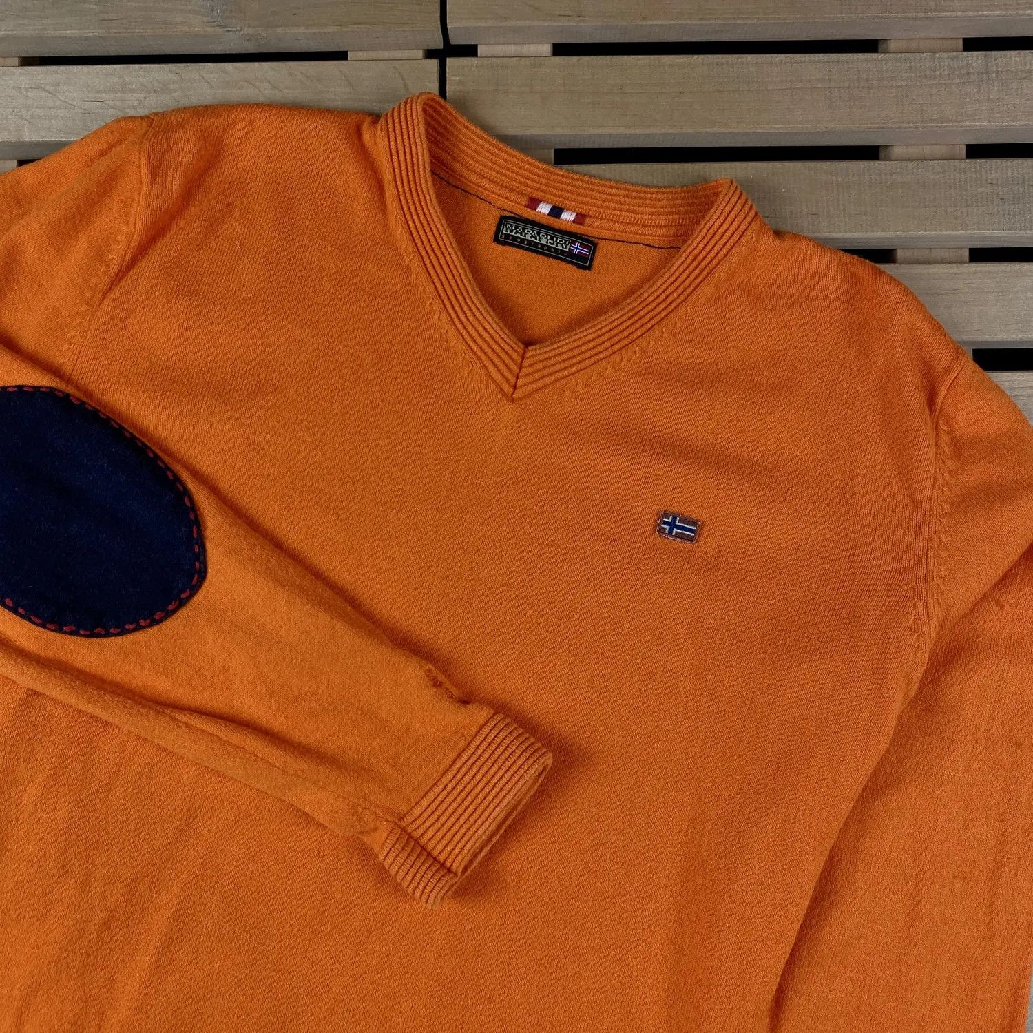 Napapijri Mens Long Sleeve Sweater Napapijri Size M Cotton Size US M / EU 48-50 / 2 - 2 Thumbnail