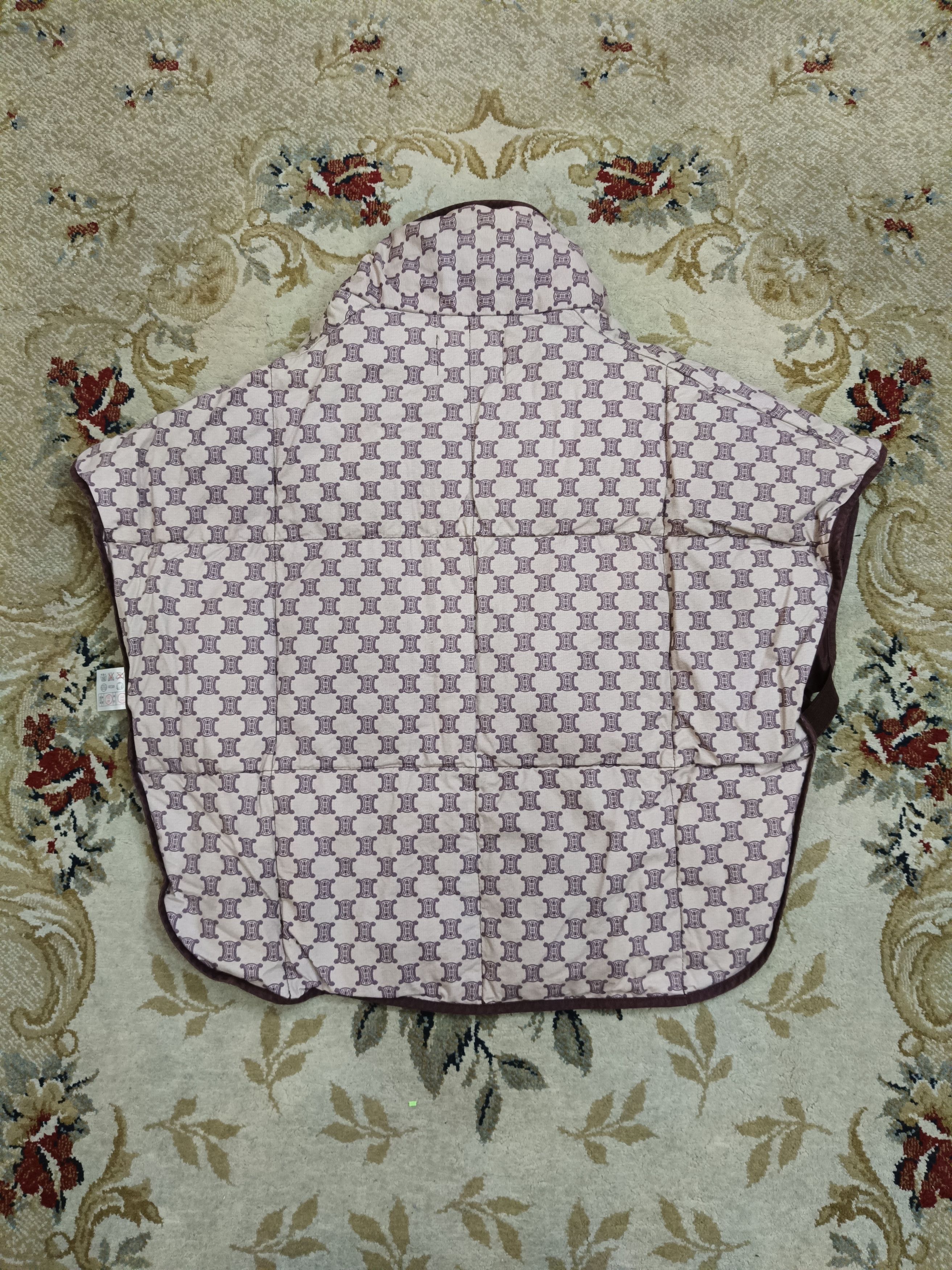Celine × Designer × Vintage Vintage Celine Monogram Poncho Size M / US 6-8 / IT 42-44 - 3 Thumbnail