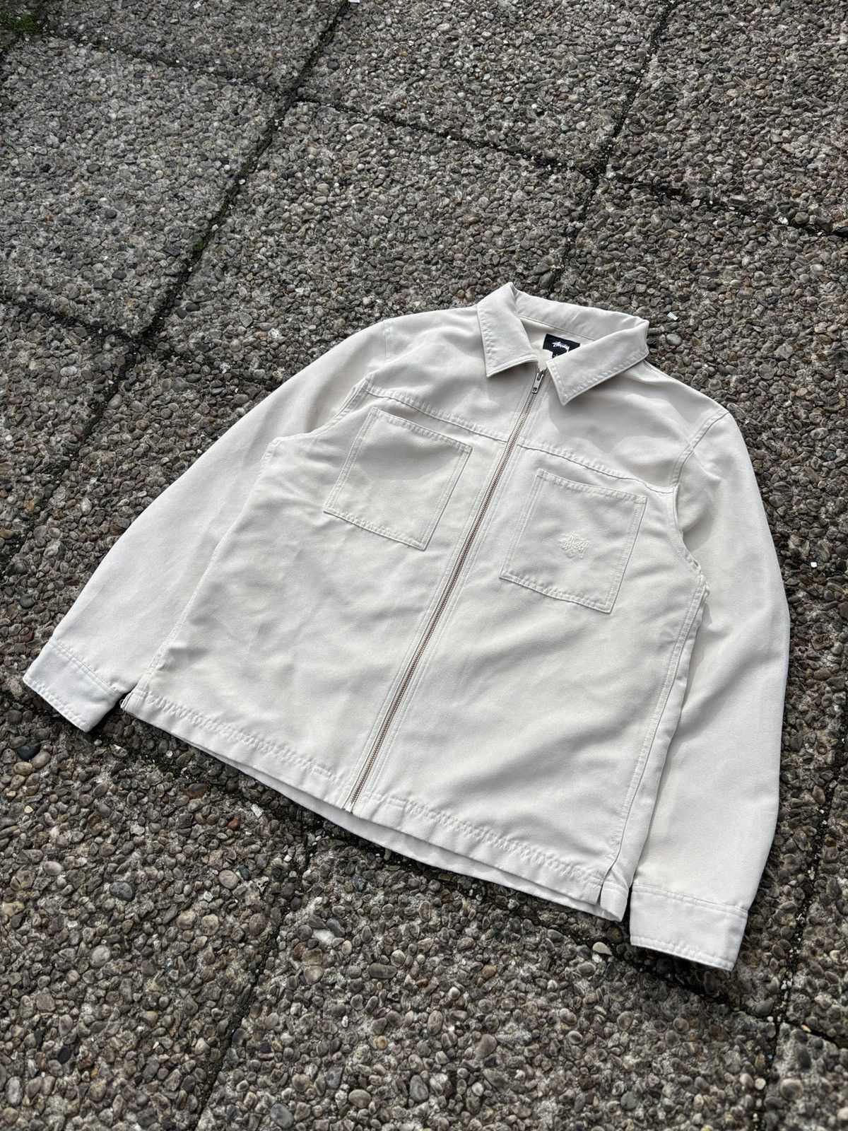 Stussy Stussy Micro Suede Work Shirt (L) Size US L / EU 52-54 / 3 - 2 Thumbnail
