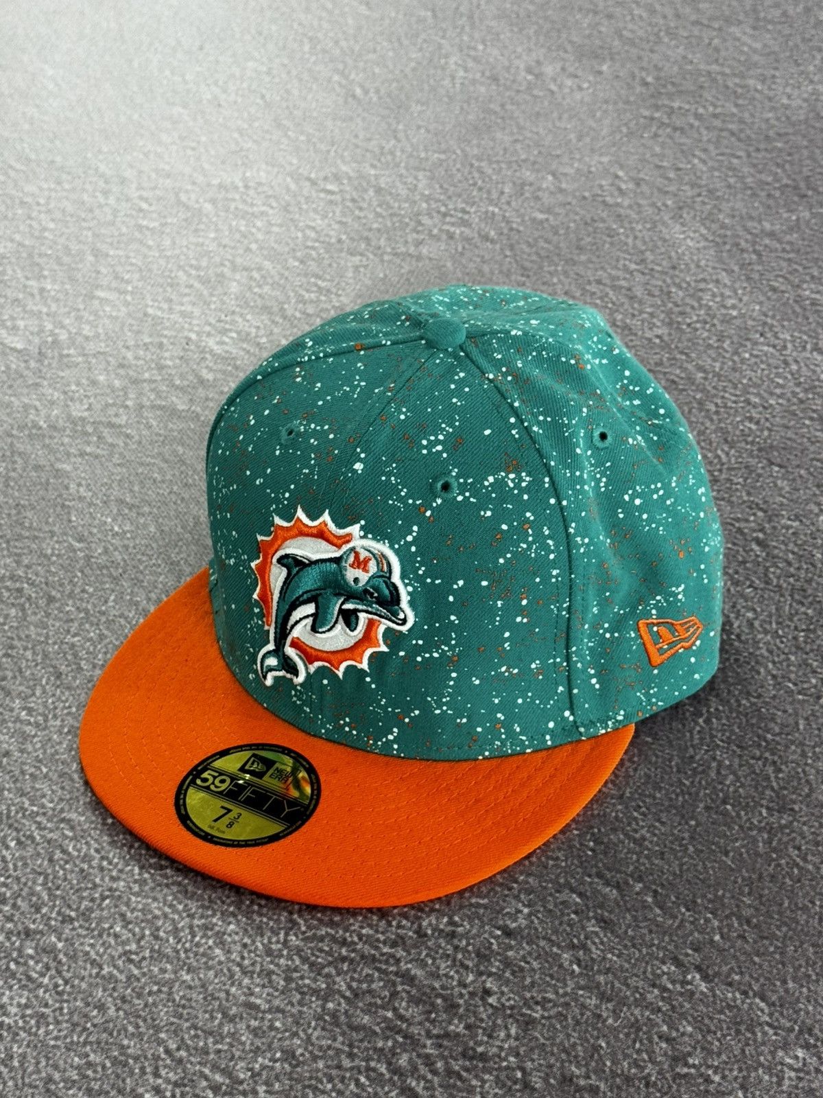 New Era Vintage Miami Dolphins Hat Cap Navy BlueNFL Size ONE SIZE - 1 Thumbnail