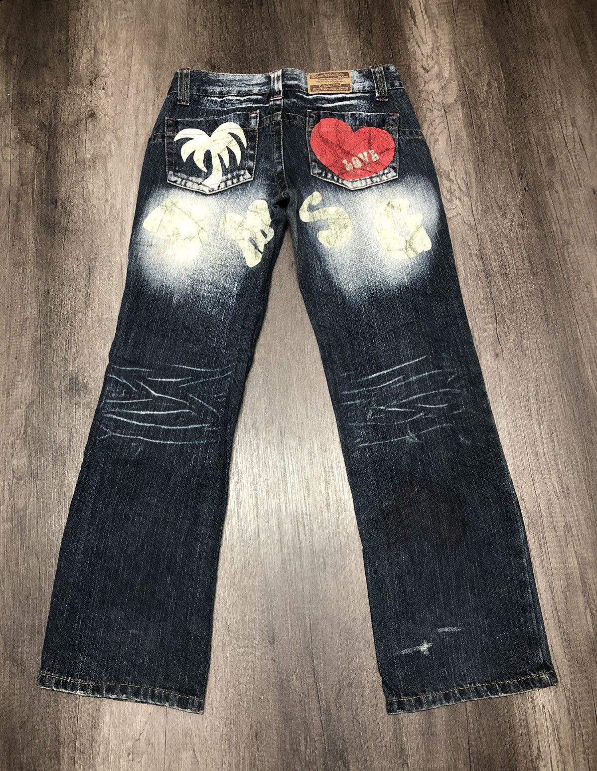 Blue Blue Japan × Japanese Brand × Vintage VINTAGE BLUE MOON BLUE SURF JEANS UNISEX DESIGN Size US 31 - 4 Thumbnail