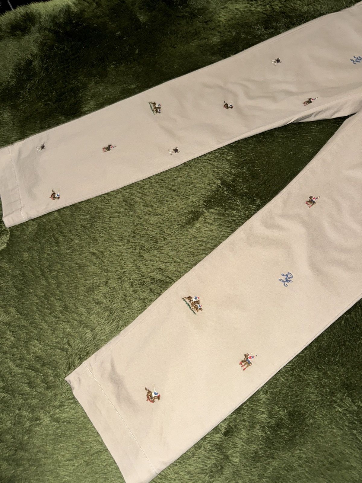 Polo Ralph Lauren [31x32] Polo Ralph Lauren Over Embroidered Logo Chino Pants Size US 31 - 7 Thumbnail