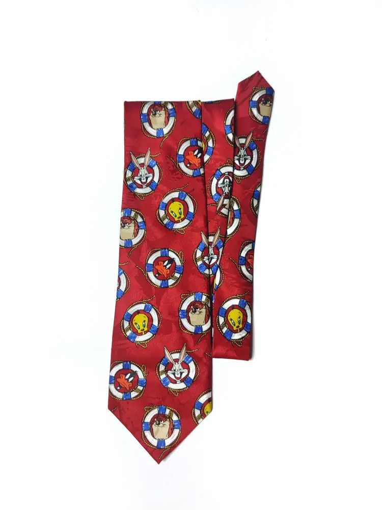 Vintage Vintage 1992 looney tunes tie Size ONE SIZE - 1 Thumbnail